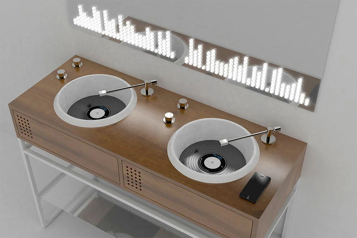 Tęsknota za legendą – kolekcja łazienkowa Vinyl od Olympia Ceramica