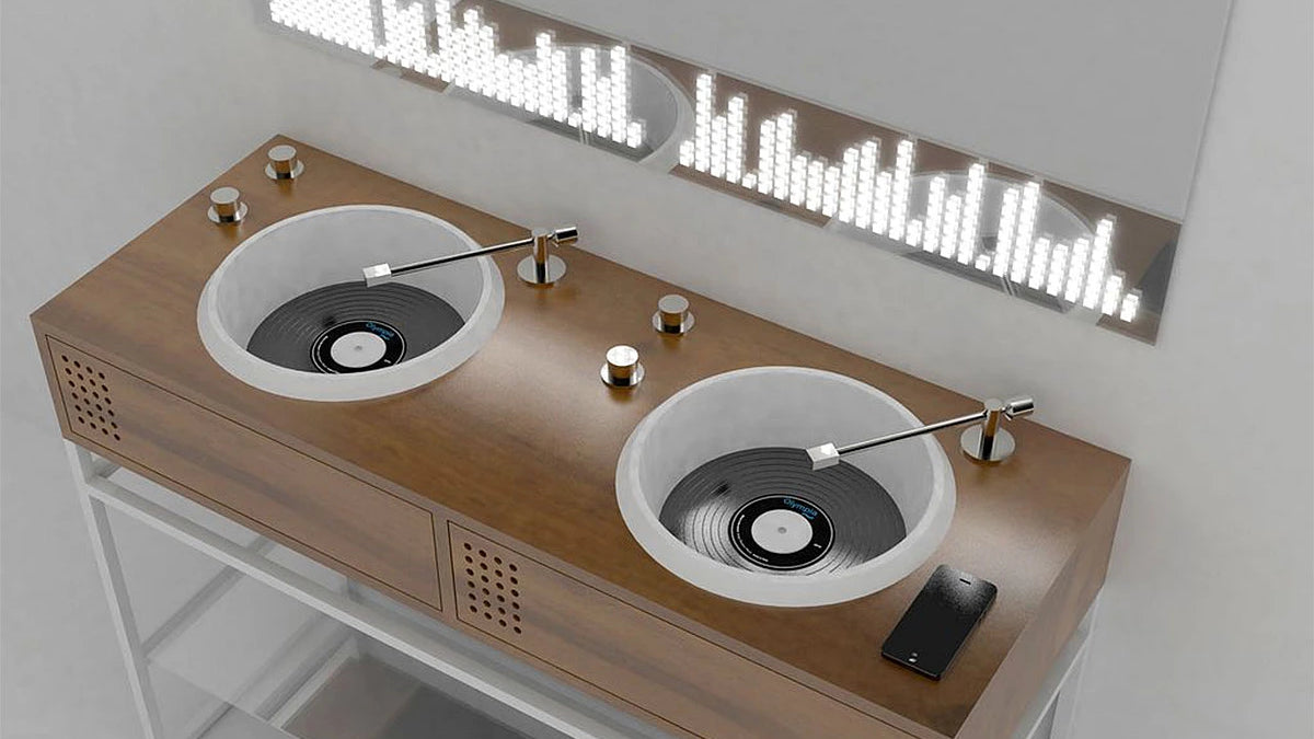 Tęsknota za legendą – kolekcja łazienkowa Vinyl od Olympia Ceramica