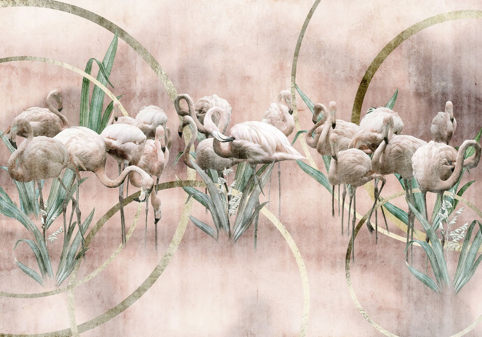 TAPETA WALLCRAFT FLAMINGO