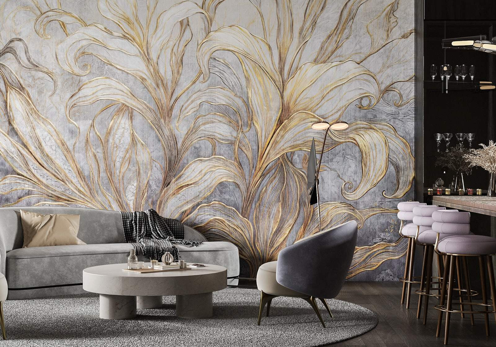 TAPETA FIORITA OD WALLCRAFT