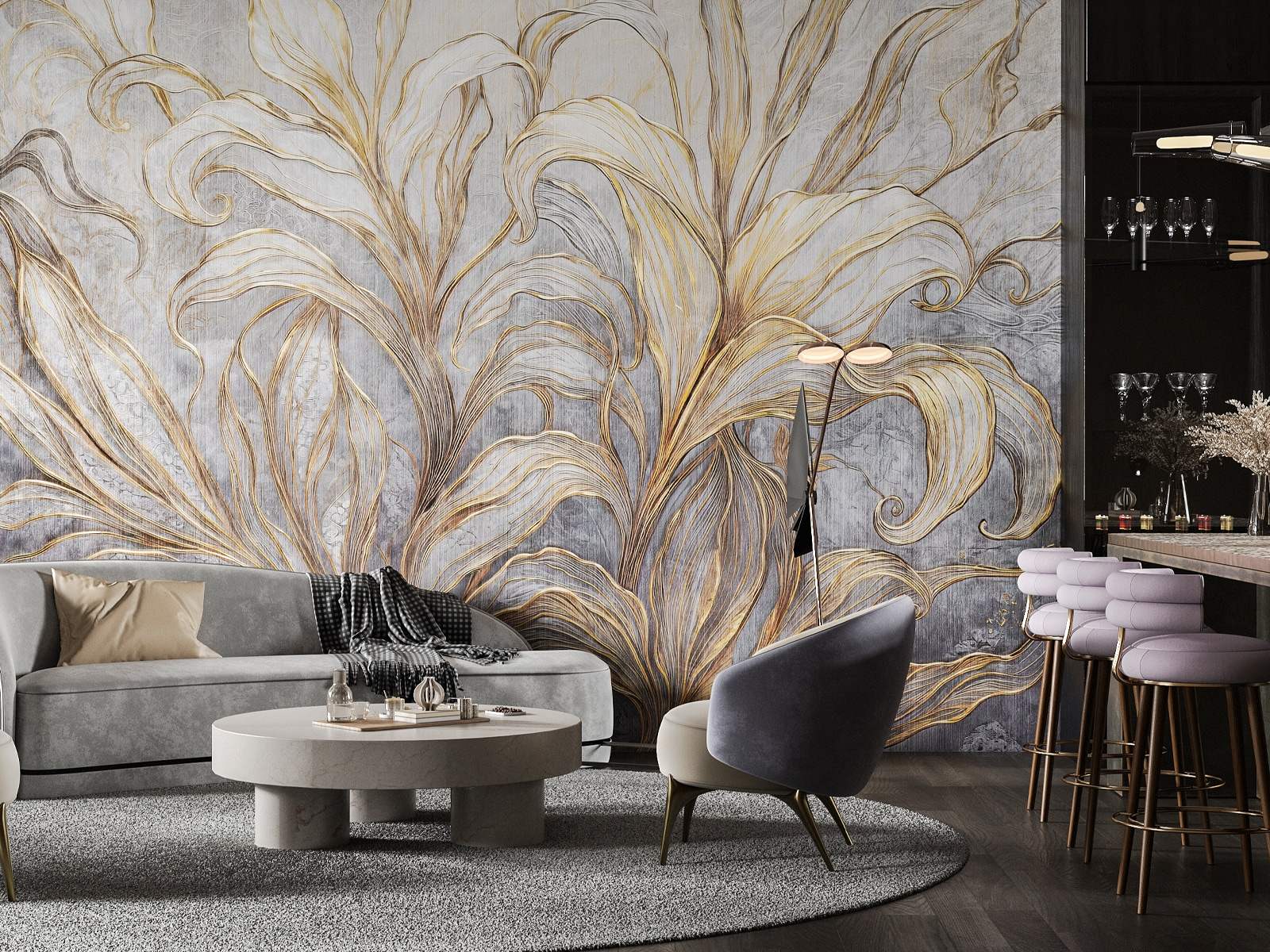 TAPETA FIORITA OD WALLCRAFT