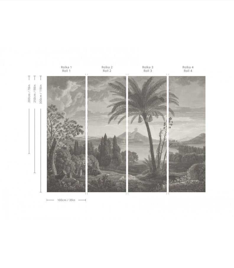 TAPETA TROPICAL VOLCANO VISTA OD WALLCOLORS