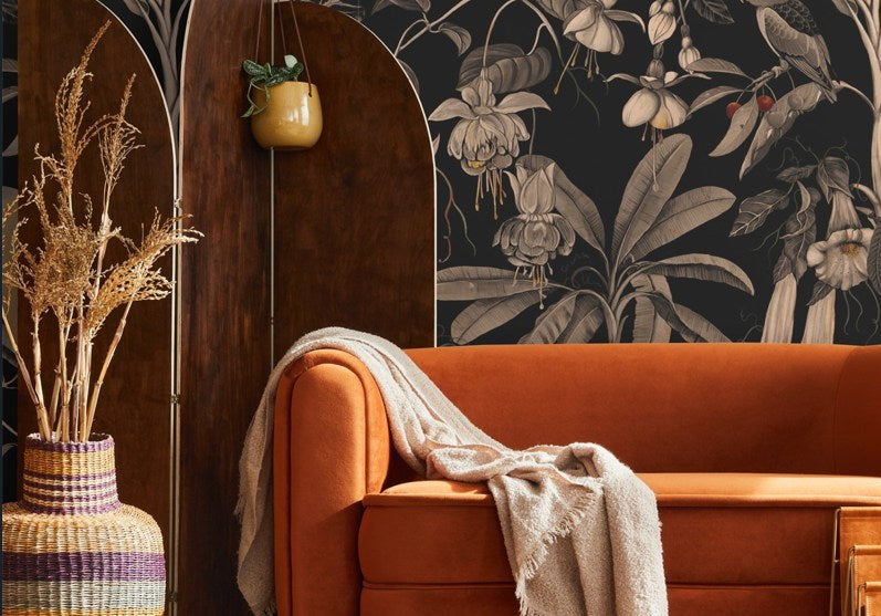 TAPETA FRIDA SEPIA OD WALLCOLORS