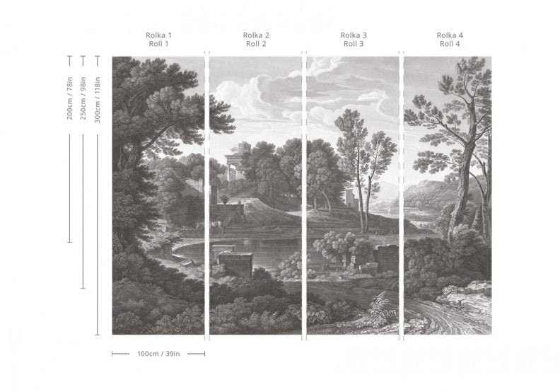 TAPETA ANCIENT RIVERSIDE GROVE OD WALLCOLORS