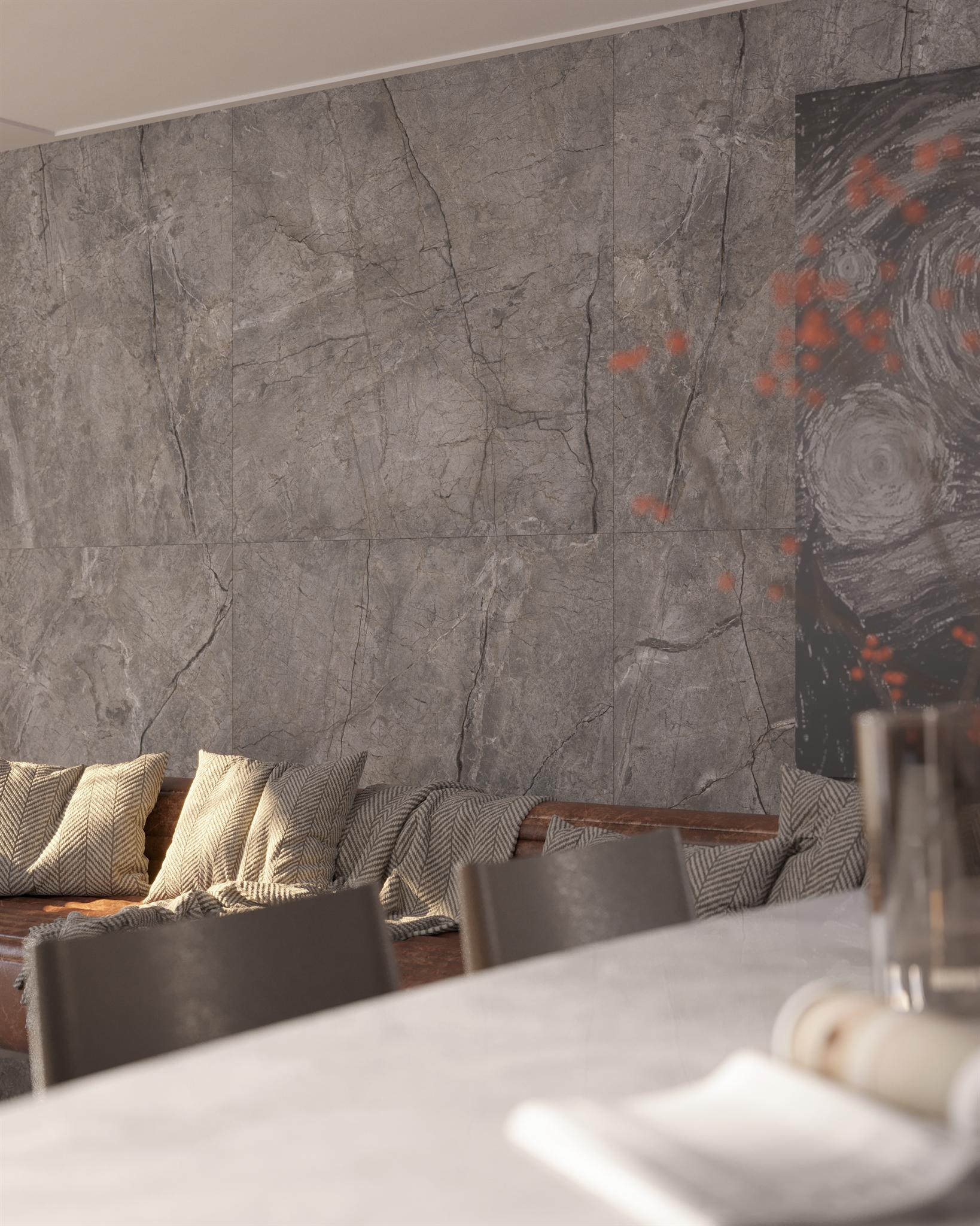 PŁYTKA CERAMICZNA GRIS MAT. 120 X 120 CM OD MAXHOME
