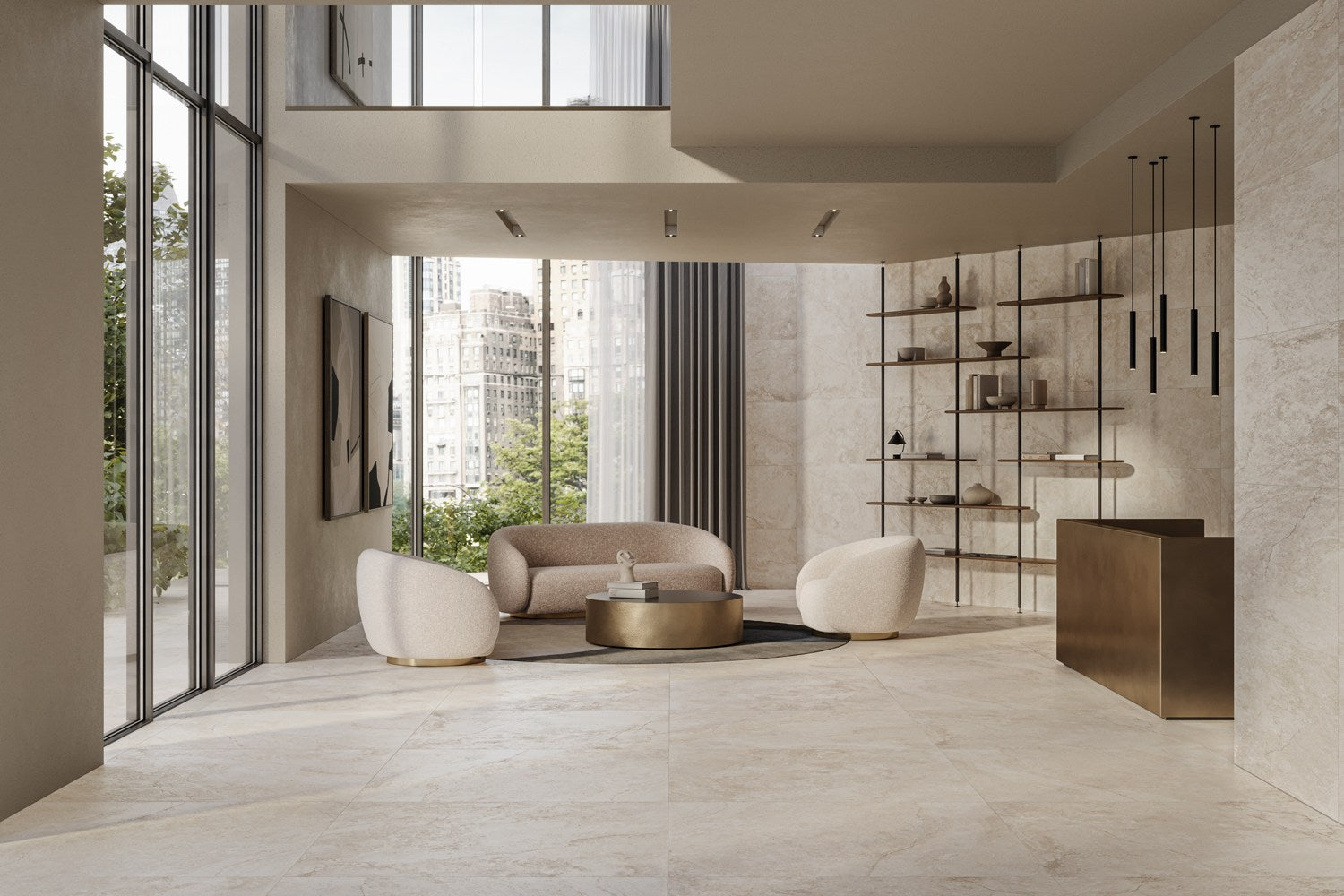PŁYTKA CERAMICZNA ABC/AE1111SAN 119.8 X 119.8 CM OD ABITARE LA CERAMICA