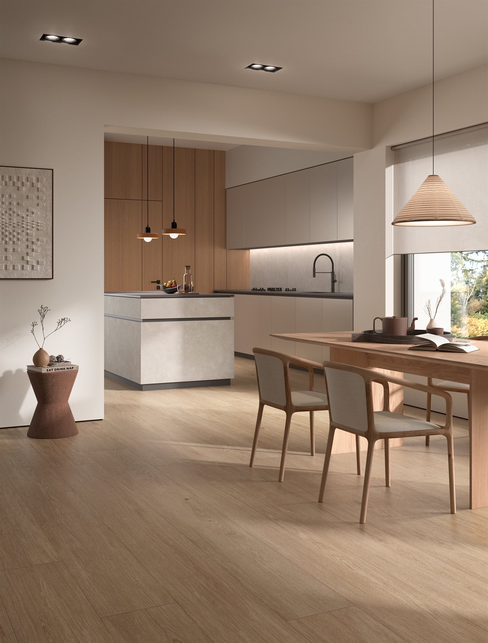 PŁYTKA CERAMICZNA ABC/AAW212NA 20 X 121 CM OD ABITARE LA CERAMICA
