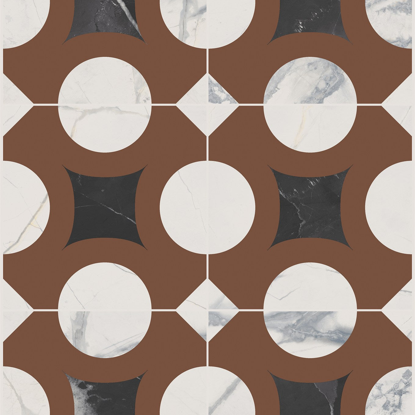 PŁYTKA CERAMICZNA MARMOR INT DECO DUSTY MAUVE 20 X 20 CM OD COEM