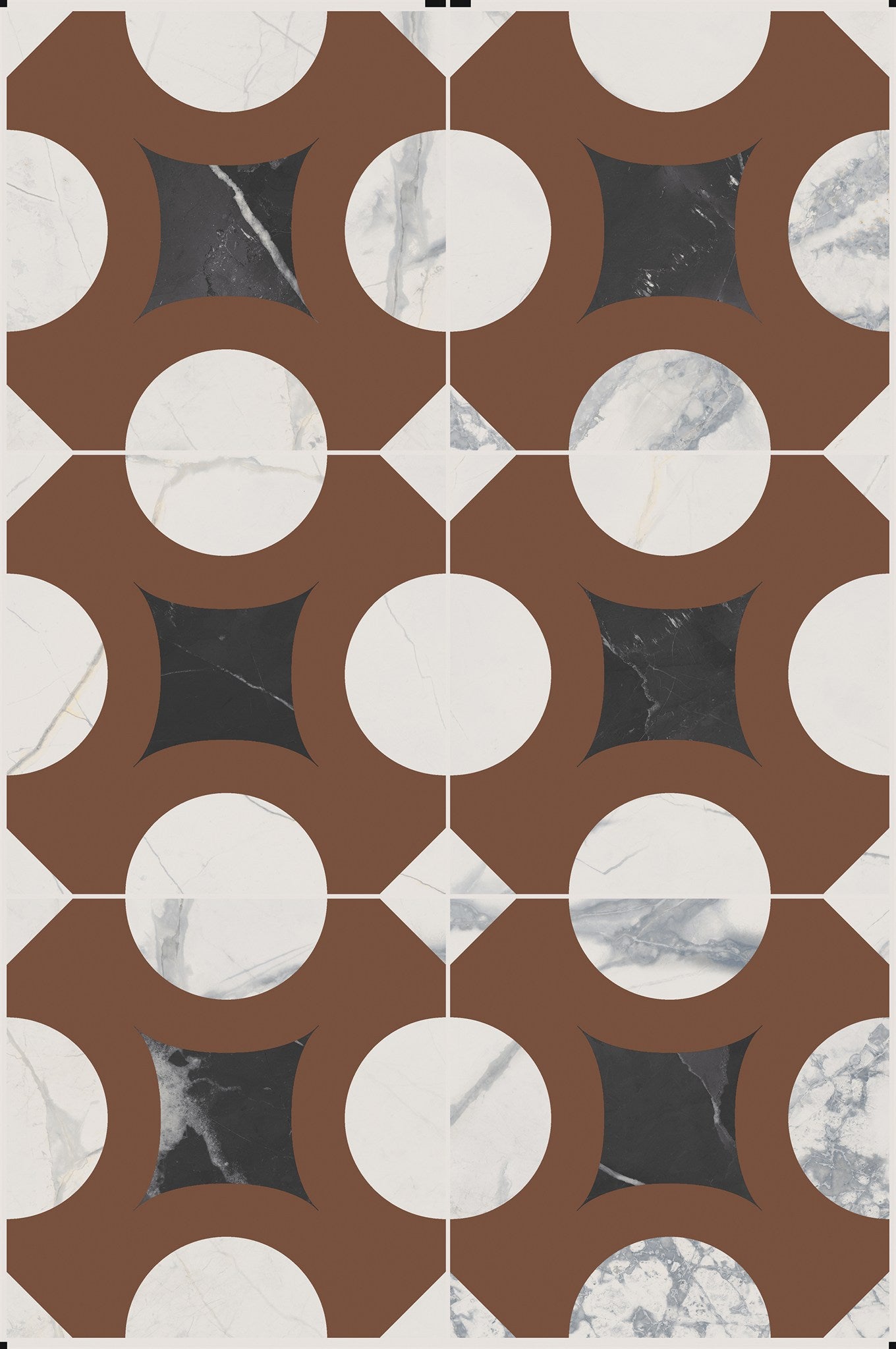 PŁYTKA CERAMICZNA MARMOR INT DECO DUSTY MAUVE 20 X 20 CM OD COEM
