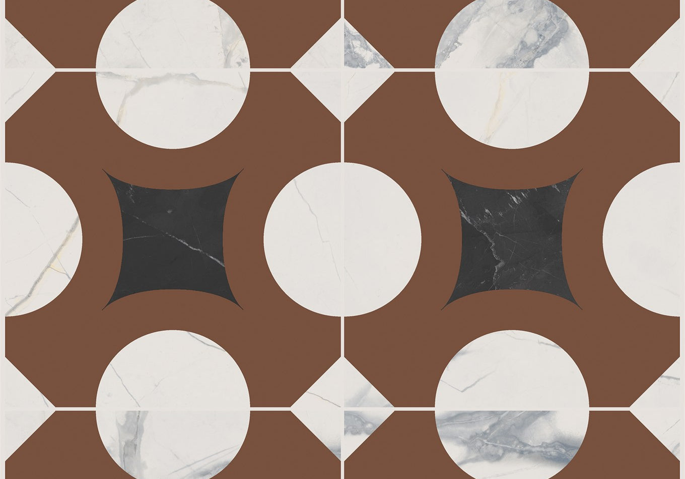 PŁYTKA CERAMICZNA MARMOR INT DECO DUSTY MAUVE 20 X 20 CM OD COEM