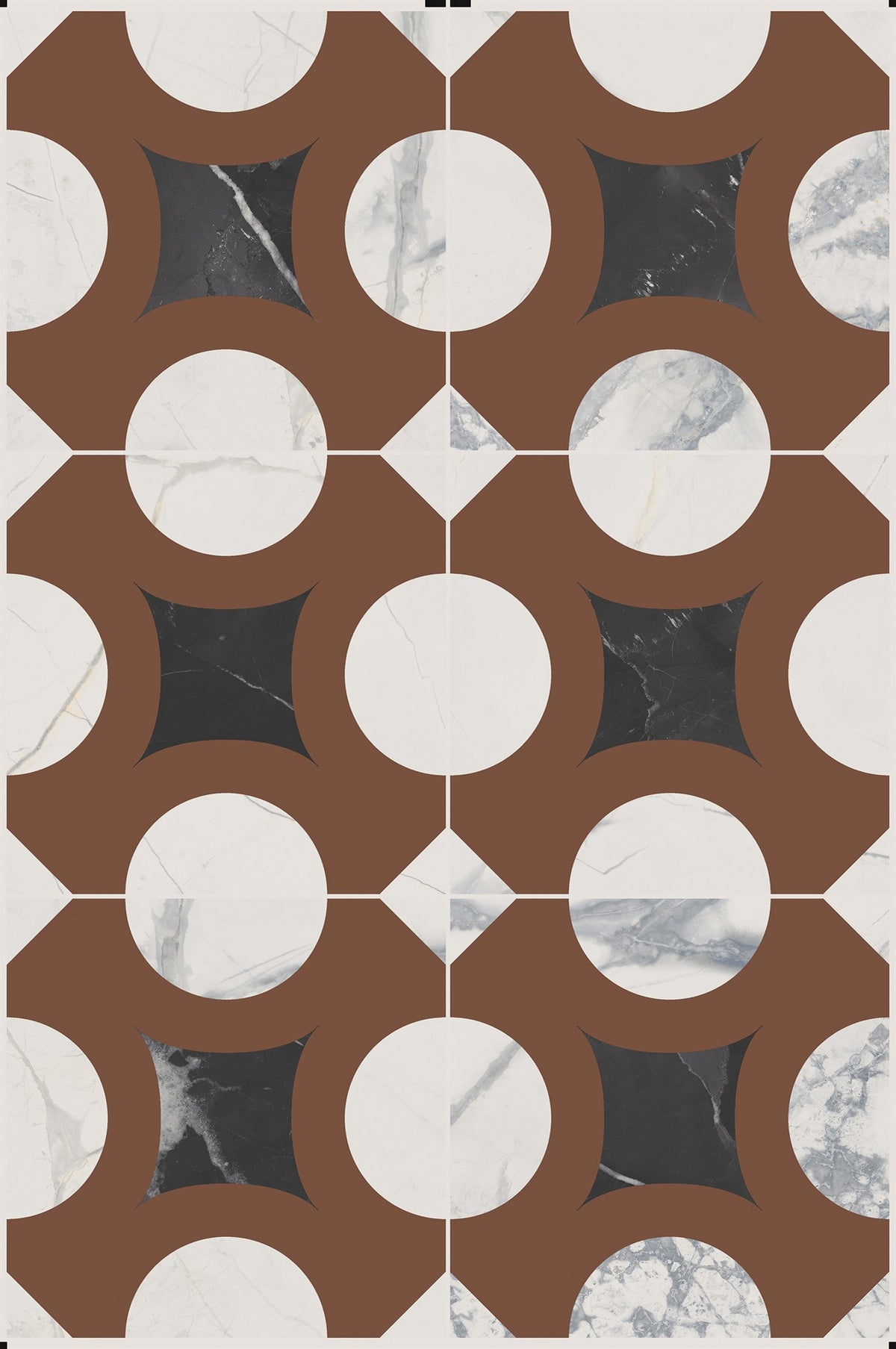 PŁYTKA CERAMICZNA MARMOR INT DECO DUSTY MAUVE 20 X 20 CM OD COEM