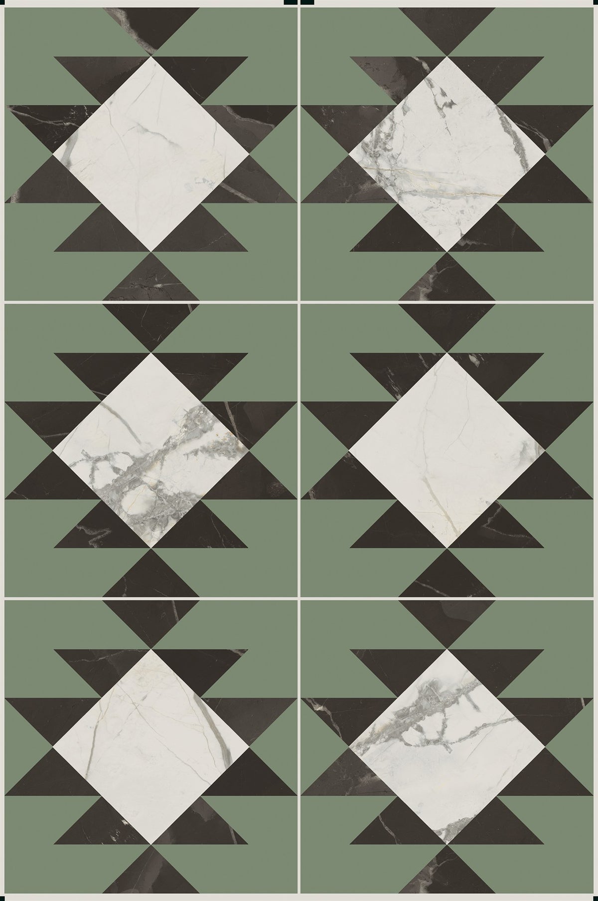 PŁYTKA CERAMICZNA MARMOREA INTENSA DECO SAGE GARDEN 20 X 20 CM OD COEM
