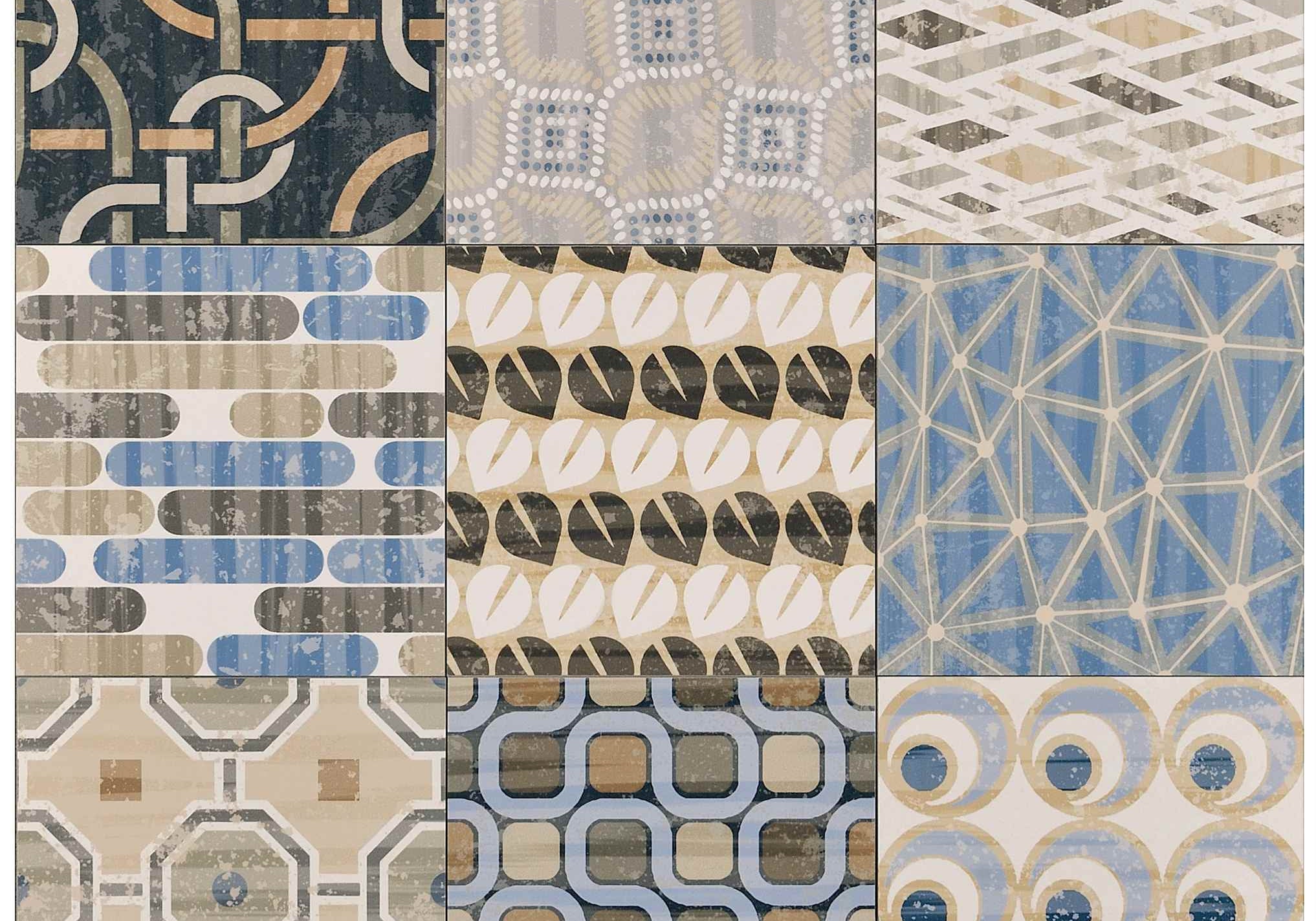 PŁYTKA CERAMICZNA CEMENTINE EVO MIX 20 X 20 CM OD COEM