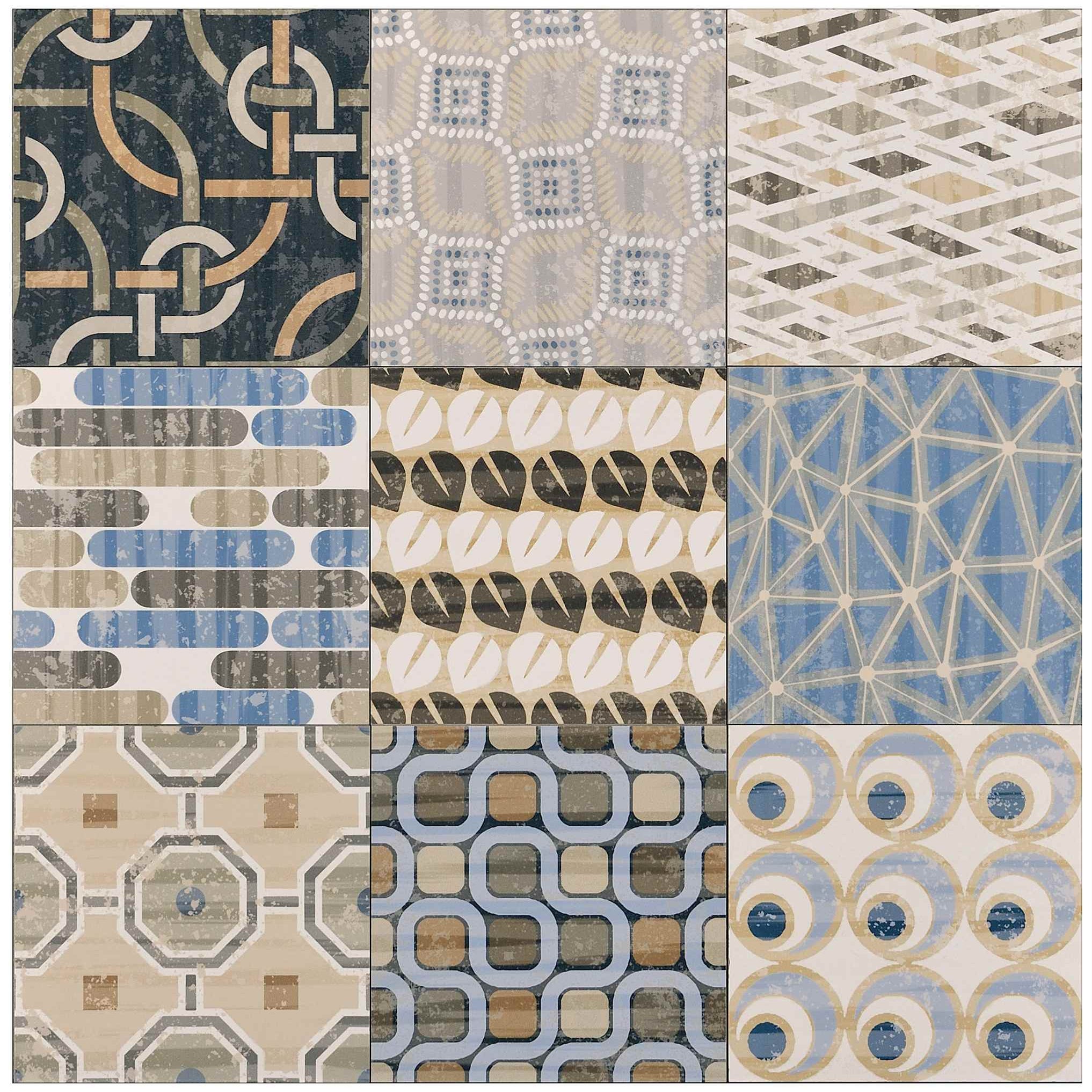 PŁYTKA CERAMICZNA CEMENTINE EVO MIX 20 X 20 CM OD COEM