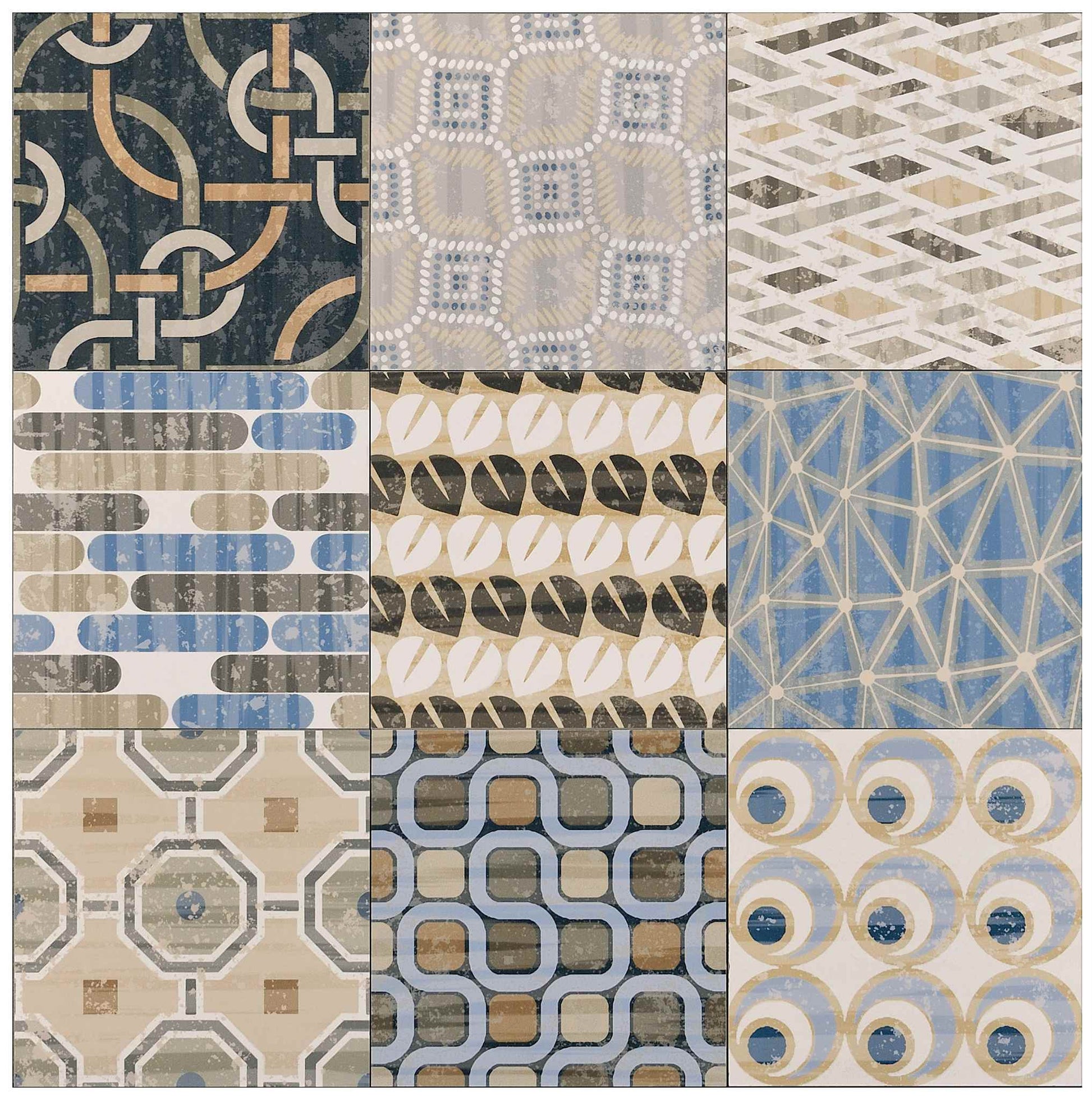 PŁYTKA CERAMICZNA CEMENTINE EVO MIX 20 X 20 CM OD COEM