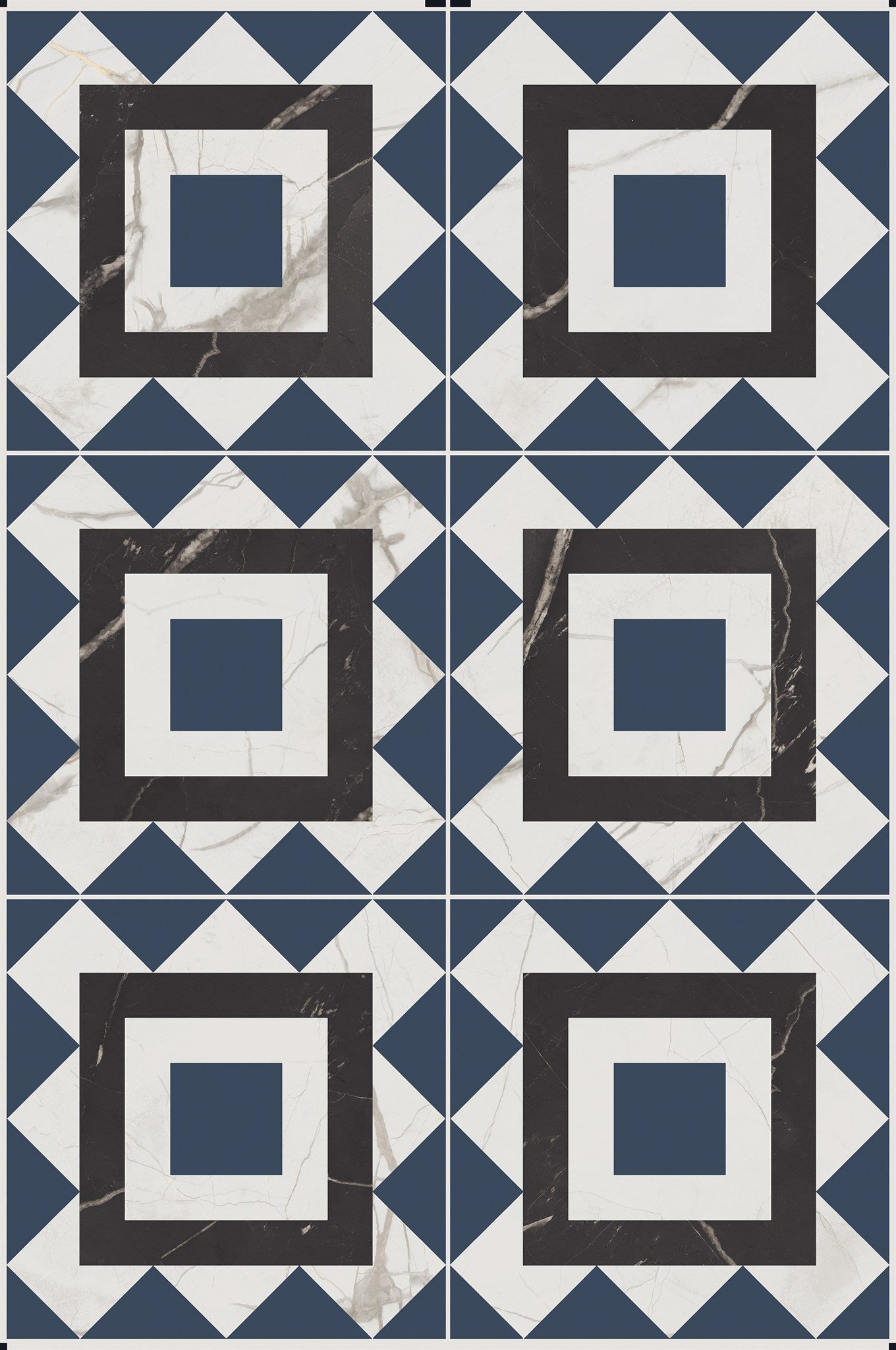 PŁYTKA CERAMICZNA MARMOR.INT.DECO BLUEB 20 X 20 CM OD COEM