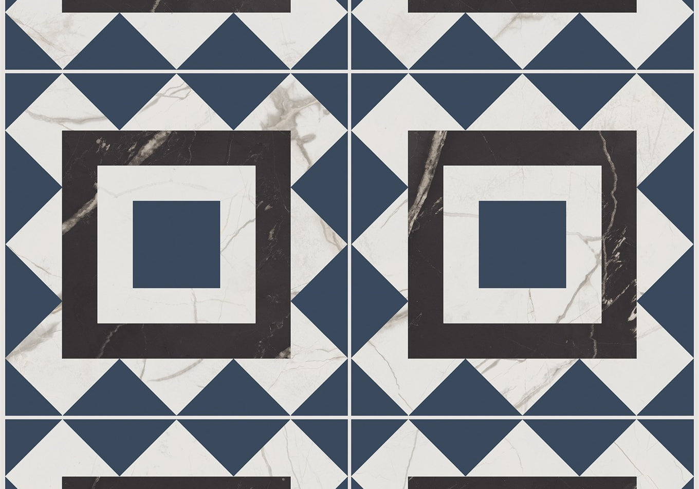 PŁYTKA CERAMICZNA MARMOR.INT.DECO BLUEB 20 X 20 CM OD COEM