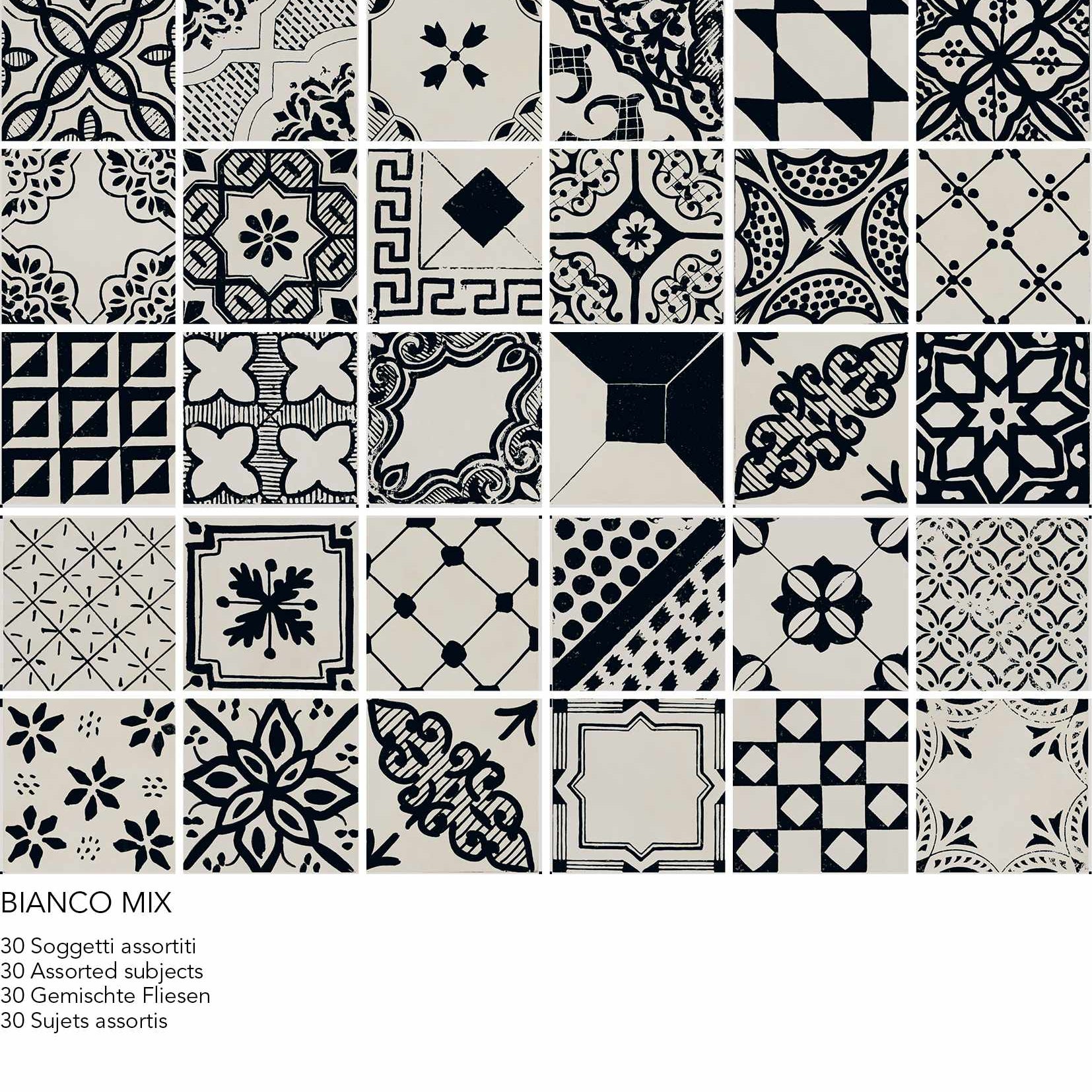 PŁYTKA CERAMICZNA RIGGIOLE BIANCO MIX 20 X 20 CM OD COEM