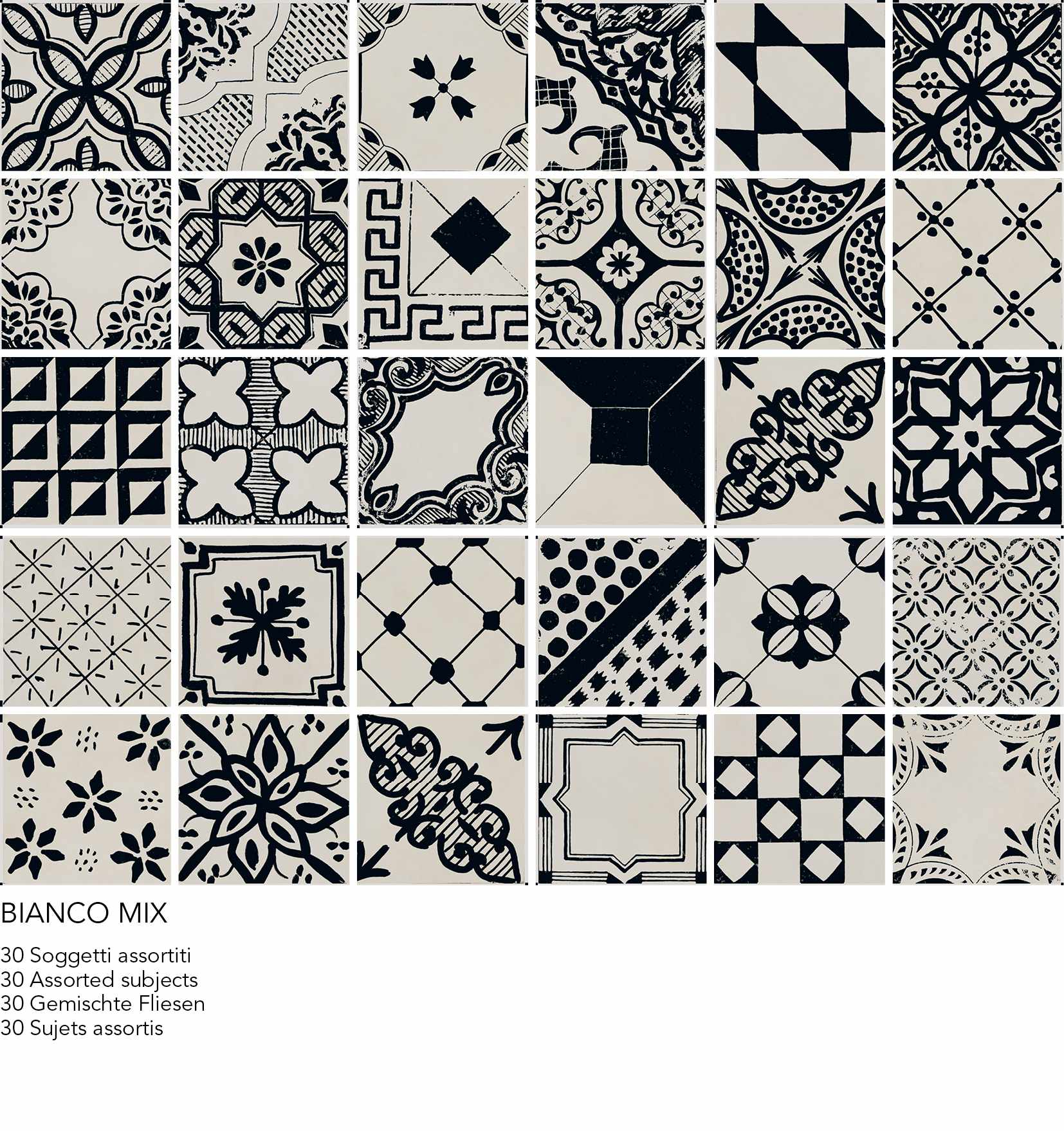 PŁYTKA CERAMICZNA RIGGIOLE BIANCO MIX 20 X 20 CM OD COEM