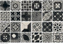PŁYTKA CERAMICZNA RIGGIOLE NERO   MIX 20 X 20 CM OD COEM