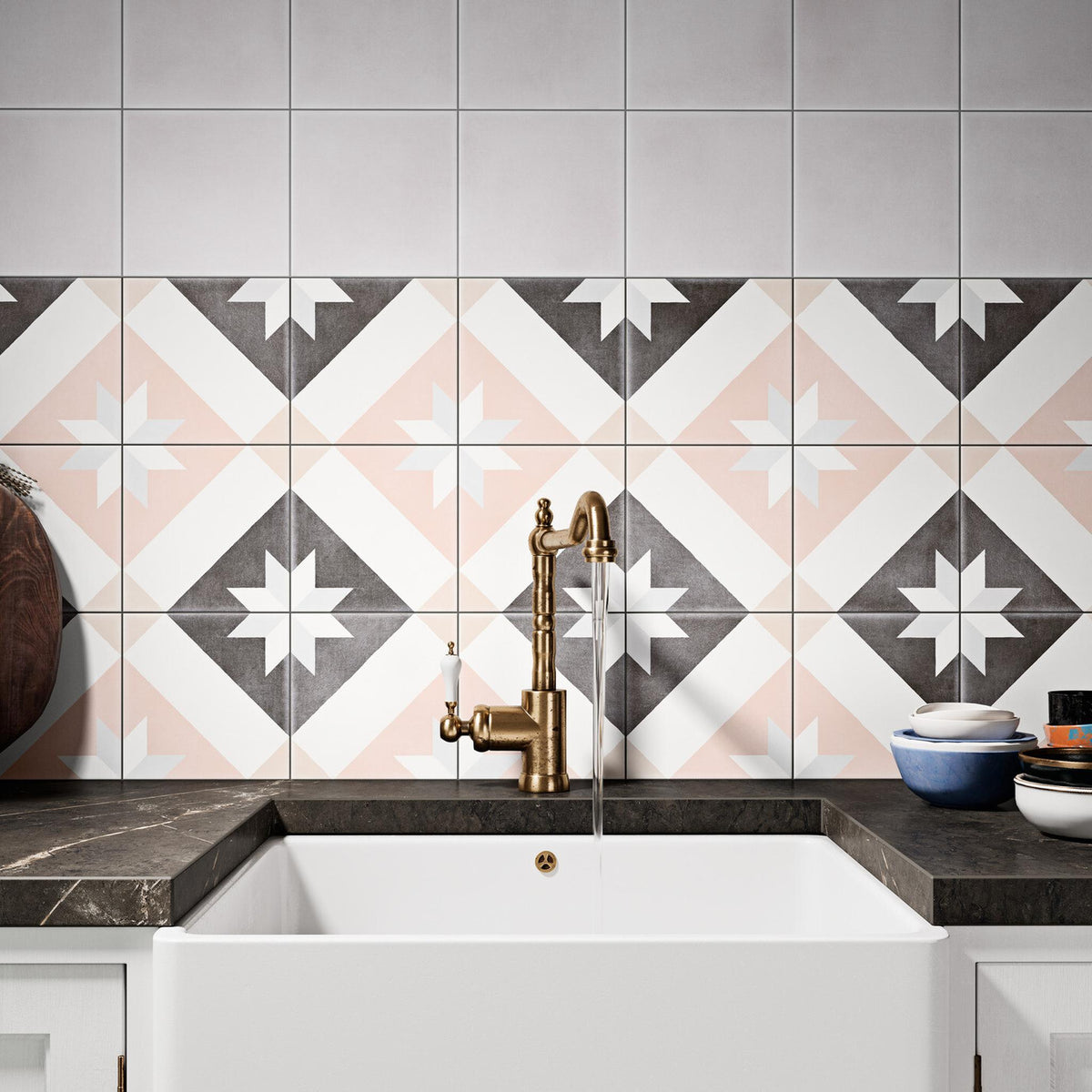 PŁYTKA CERAMICZNA GR/BOH22GRN 20 X 20 CM OD GRESPANIA