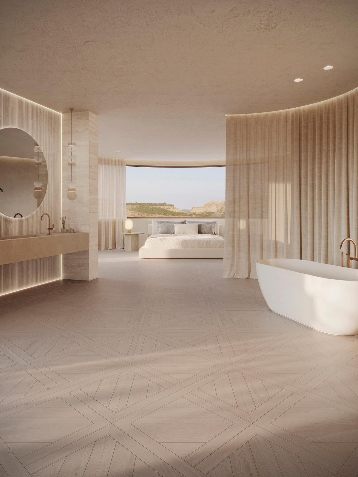 PŁYTKA CERAMICZNA CANAL MARFIL 45 x 120 CM OD PORCELANOSA