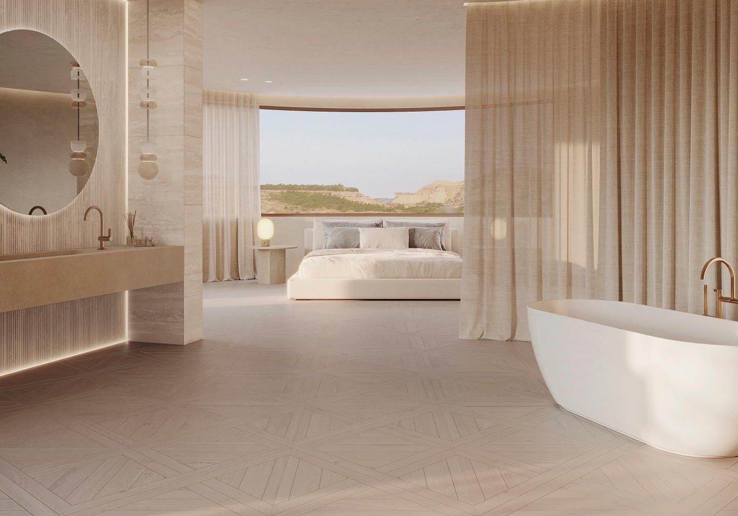 PŁYTKA CERAMICZNA CANAL MARFIL 45 x 120 CM OD PORCELANOSA