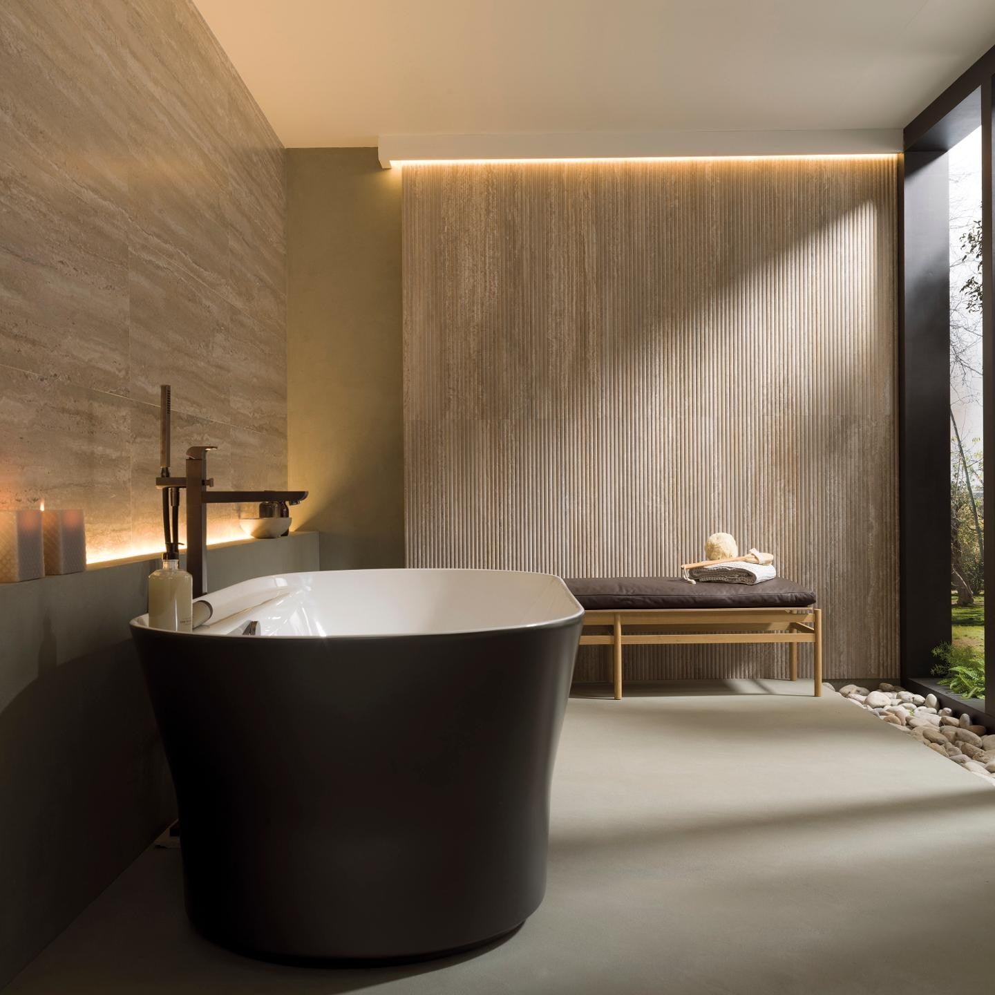 PŁYTKA CERAMICZNA CANAL ROMA NOCE  45 x 120 CM OD PORCELANOSA