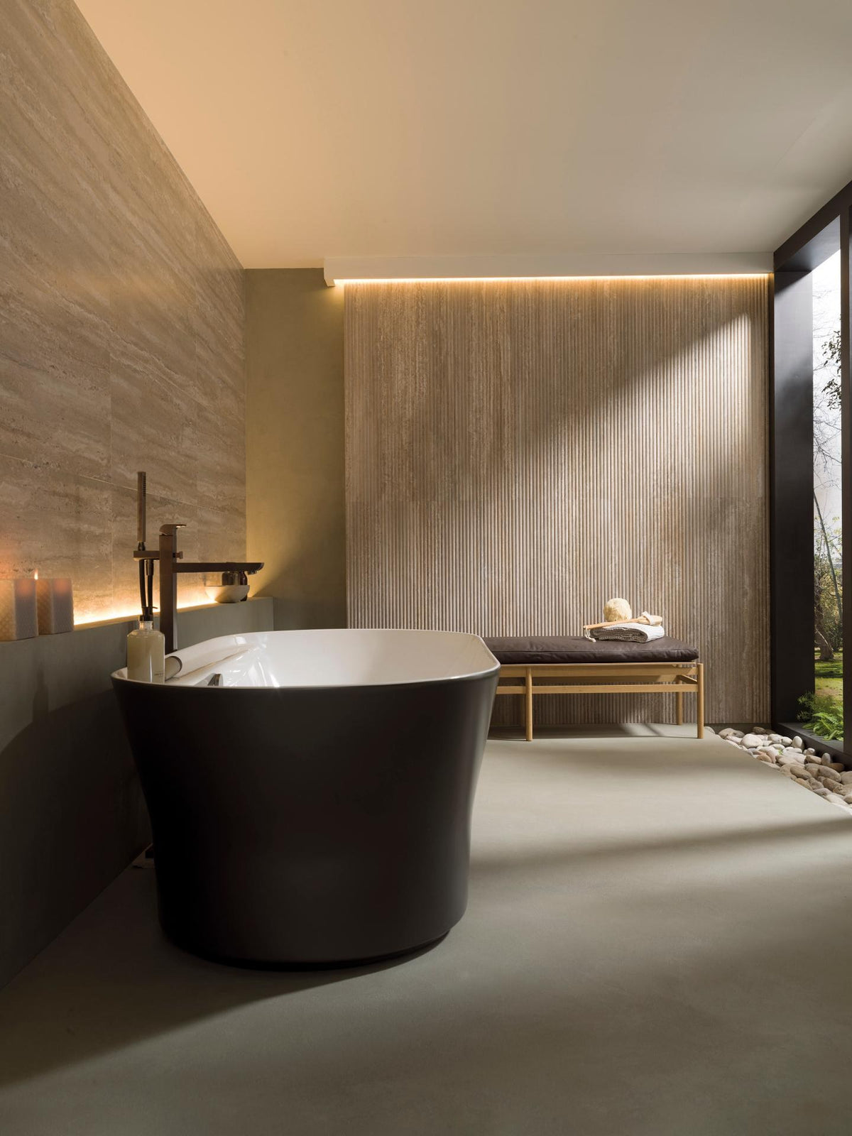 PŁYTKA CERAMICZNA CANAL ROMA NOCE  45 x 120 CM OD PORCELANOSA