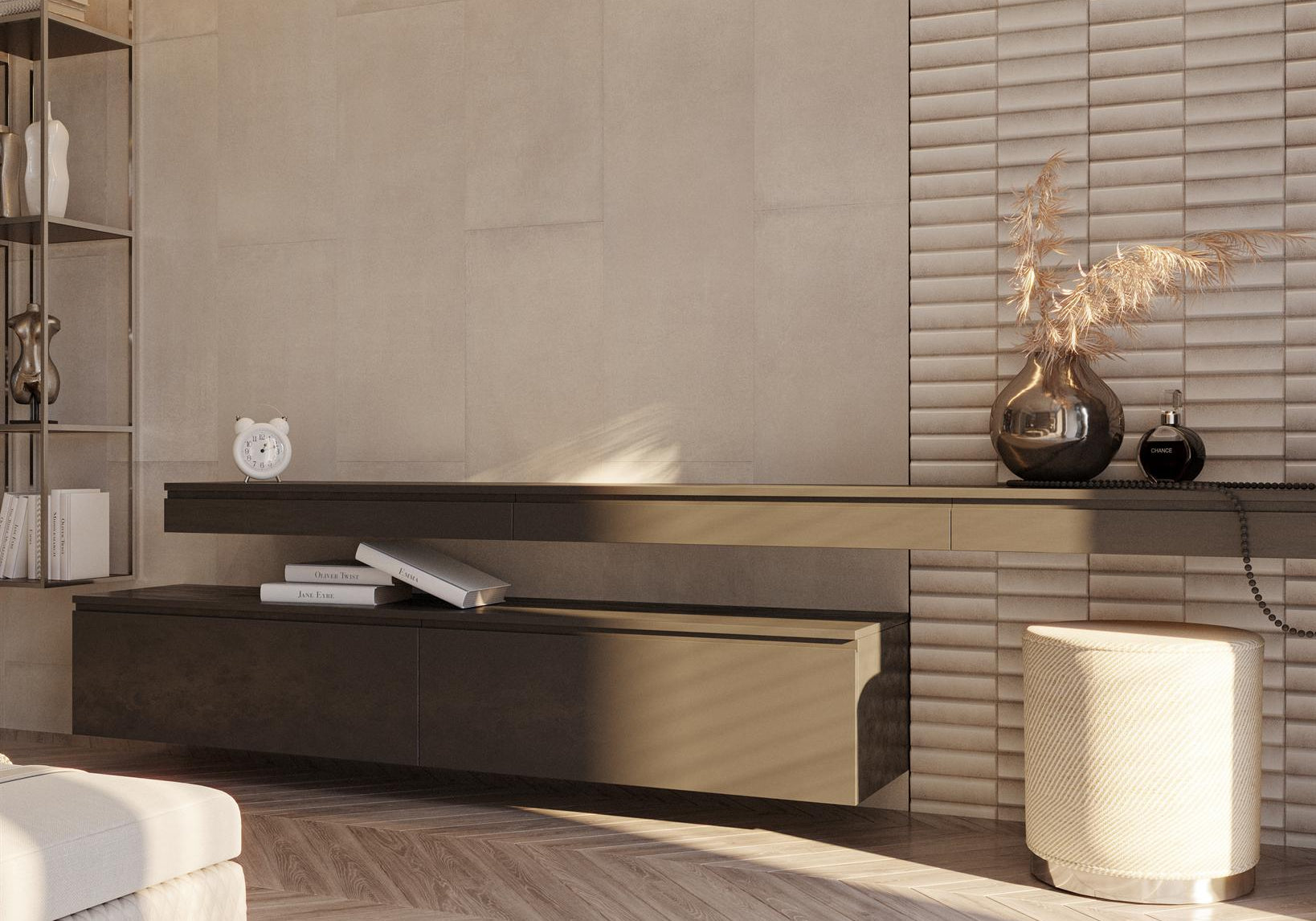 PŁYTKA CERAMICZNA BALANCE BIANCO MAT. 120 X 40 CM OD MAXHOME