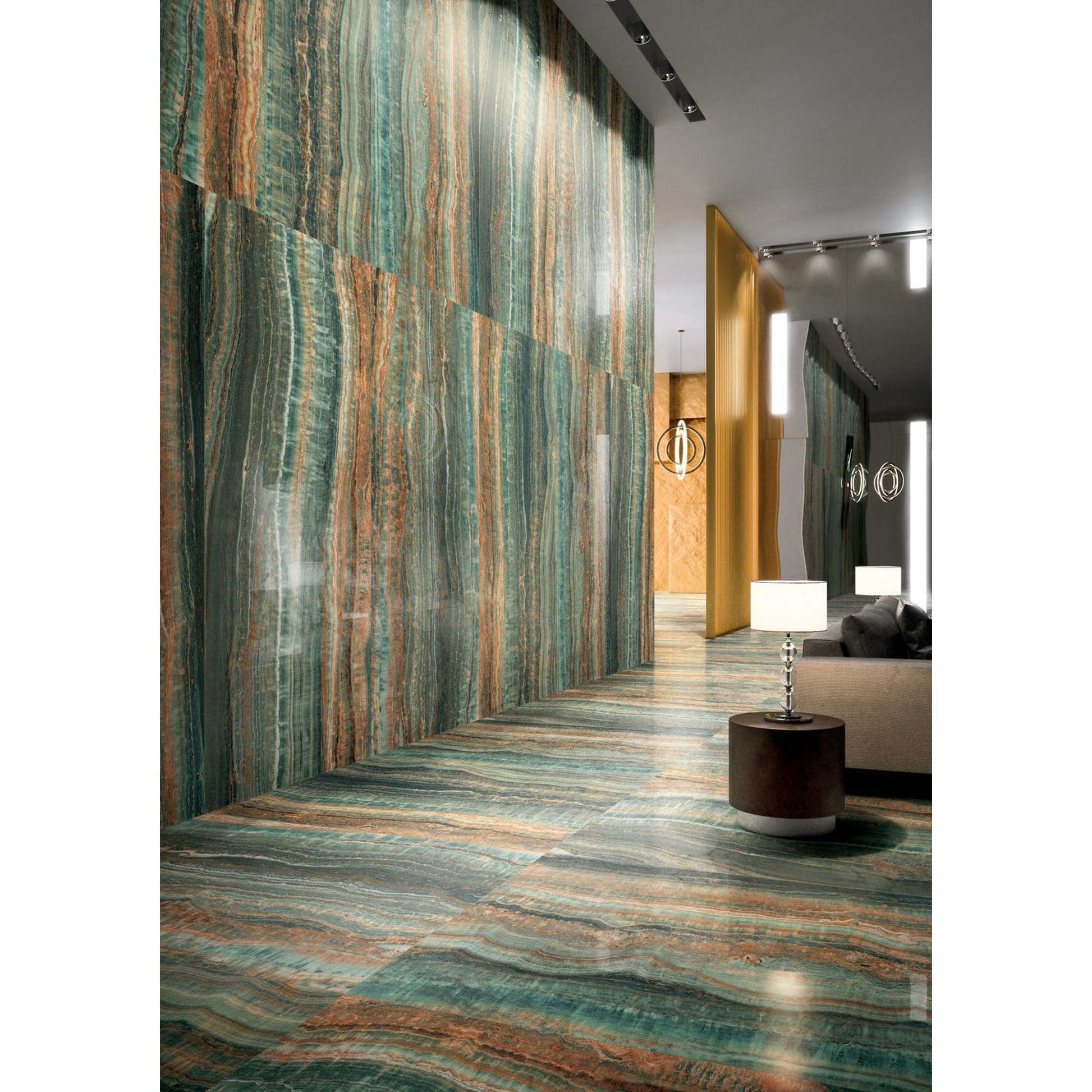 PŁYTKA CERAMICZNA ECCENTRIC LUXE MINT GLOSSY 120 X 60 CM OD FLORIM
