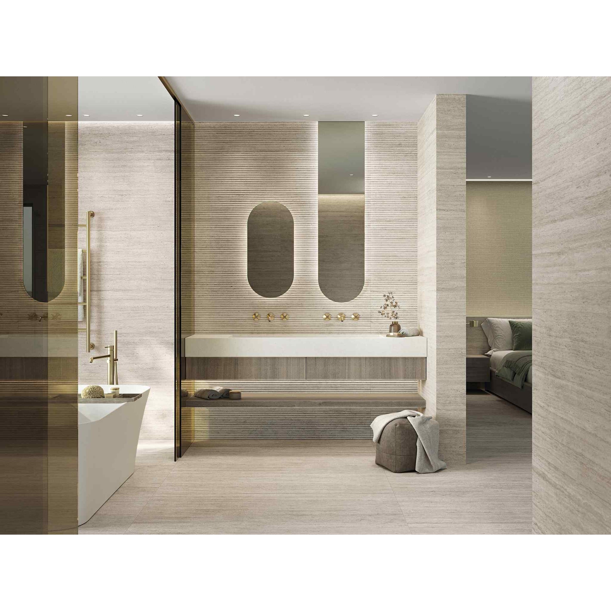 PŁYTKA CERAMICZNA TARANTO BONE 59.6 X 120 CM OD PORCELANOSA