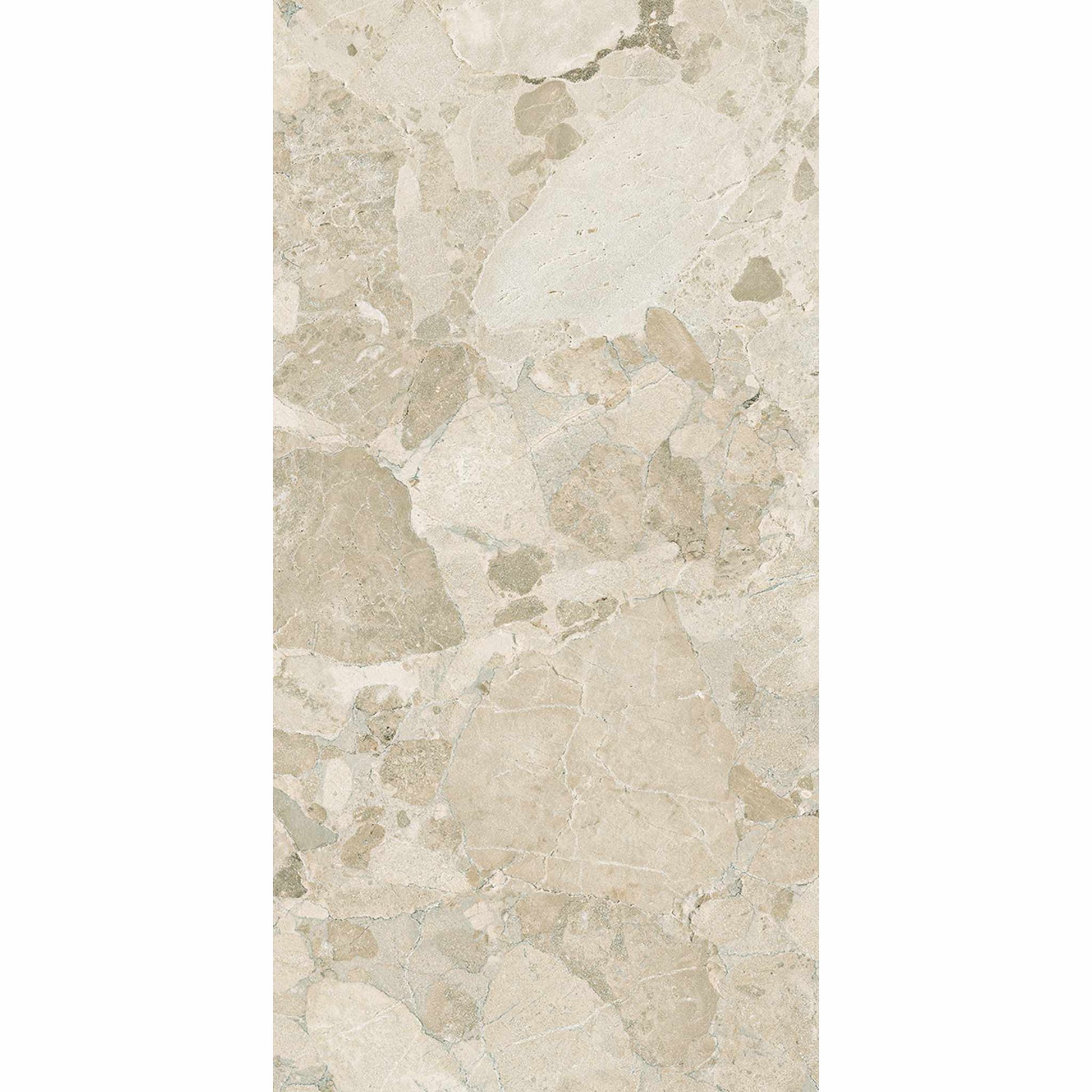 PŁYTKA CERAMICZNA MATERA STONE SASSI BEIGE SILKTECH 60 X 120 CM OD ERGON