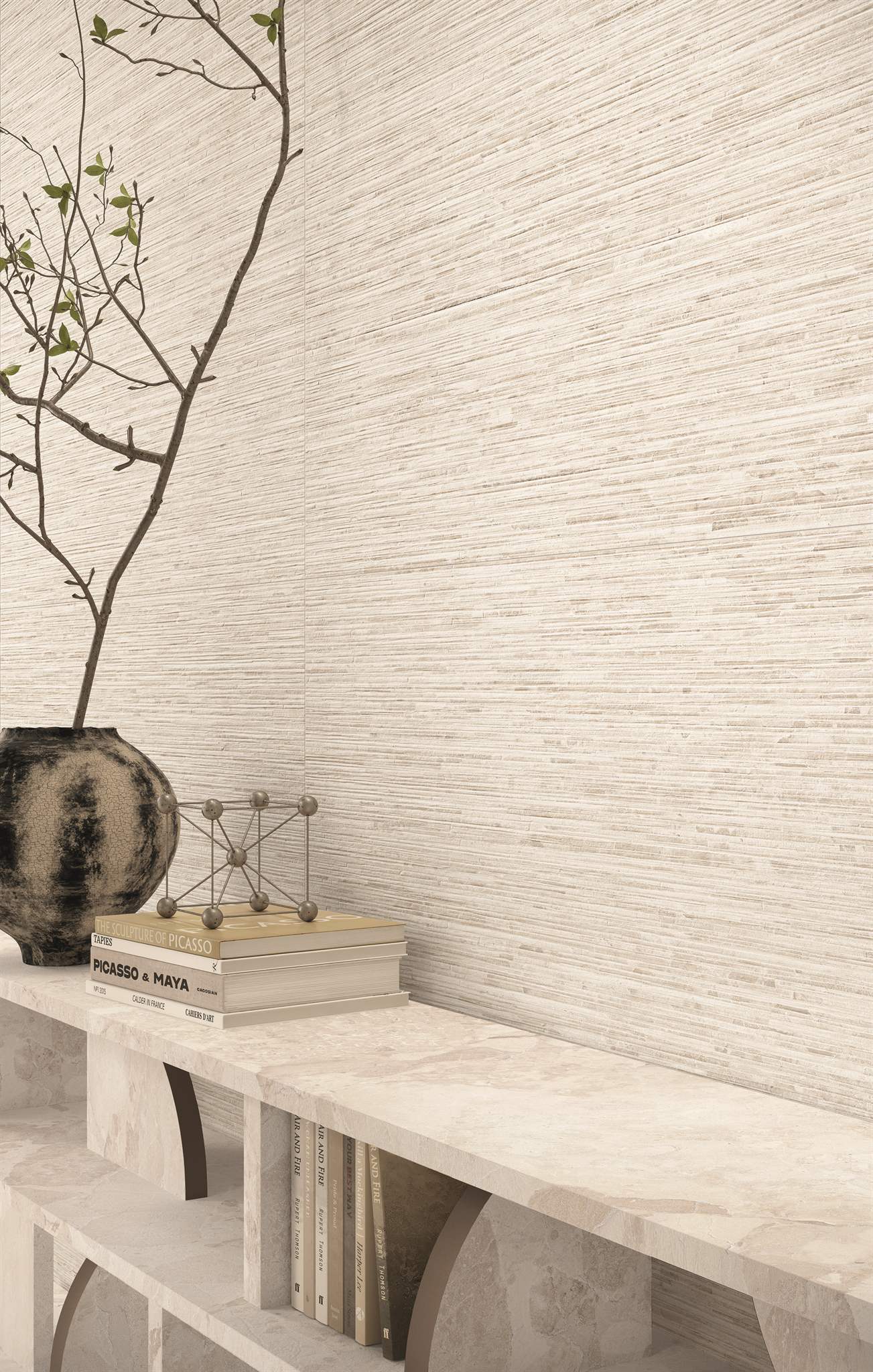 PŁYTKA CERAMICZNA MATERA STONE RITMO WHITE SILKTECH RT 60 X 120 CM OD ERGON