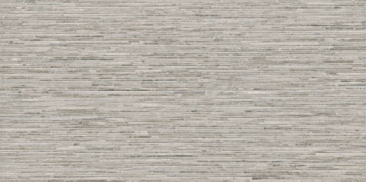 PŁYTKA CERAMICZNA MATERA STONE RITMO DARK GREY SILKTECH RT 60X120 60 X 120 CM OD ERGON