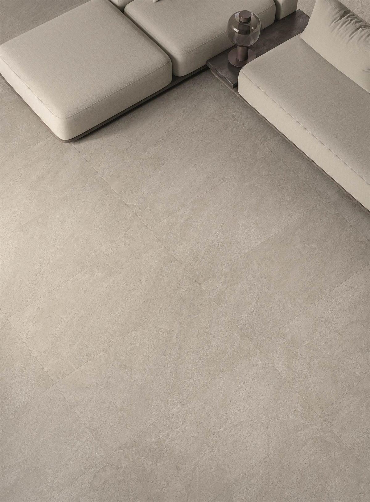 PŁYTKA CERAMICZNA MATERA STONE NEUTRA DARK GREY SILKTECH RT 60 X 120 CM OD ERGON