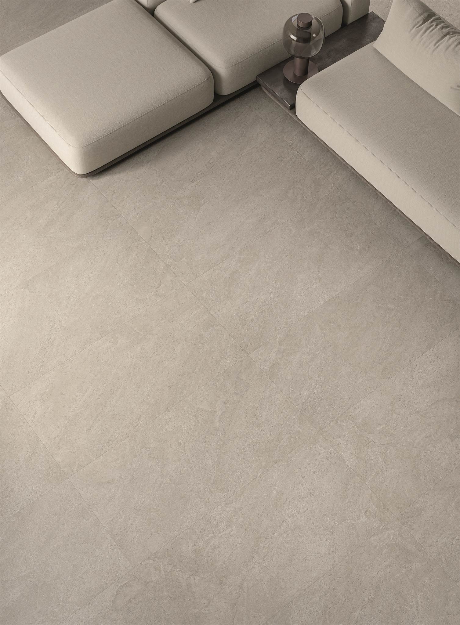 PŁYTKA CERAMICZNA MATERA STONE NEUTRA DARK GREY SILKTECH RT 60 X 120 CM OD ERGON