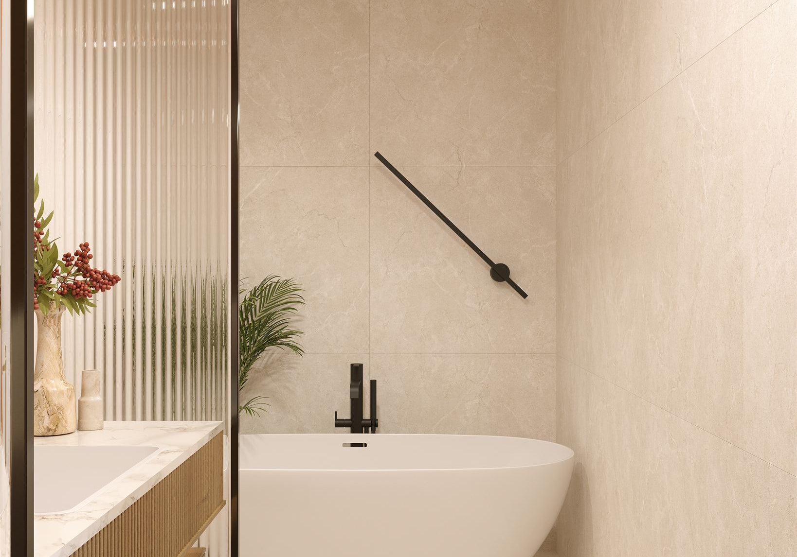 PŁYTKA CERAMICZNA ATLANTA BEIGE LAP. 80 X 80 CM OD MAXHOME