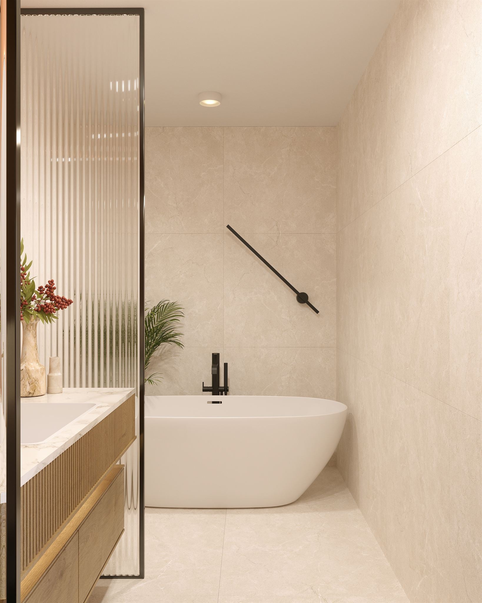 PŁYTKA CERAMICZNA ATLANTA BEIGE LAP. 80 X 80 CM OD MAXHOME