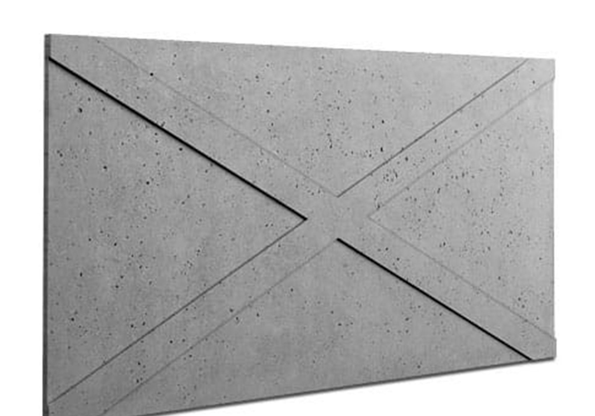 PANEL DEKORACYJNY GEO CONCRETE MODEL 01 SZARY 60 X 60 CM OD PROGIP