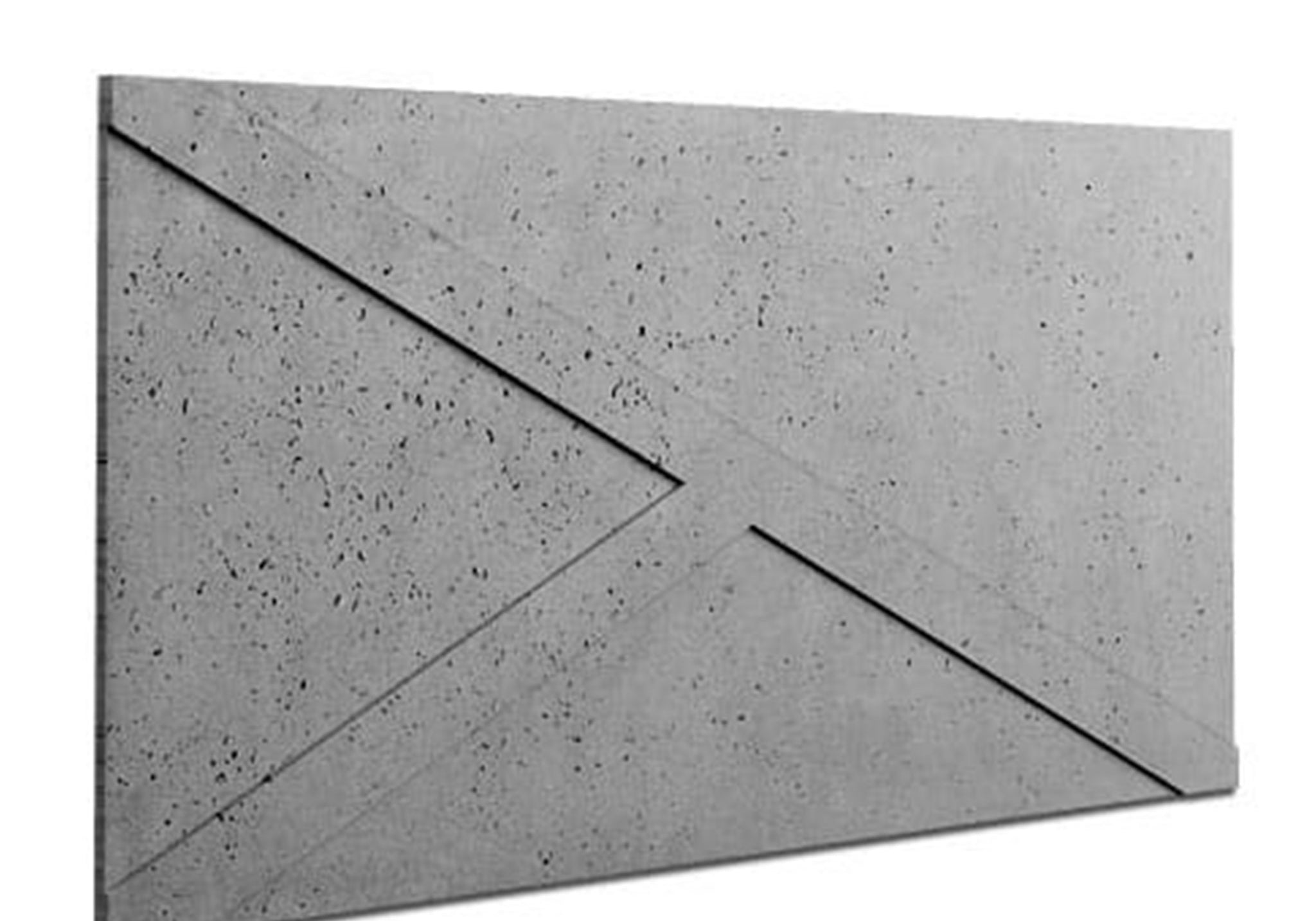 PANEL DEKORACYJNY GEO CONCRETE MODEL 03 B SZARY 60 X 120 CM OD PROGIP