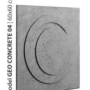 PANEL DEKORACYJNY GEO CONCRETE MODEL 04 60 X 60 CM OD PROGIP