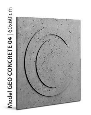PANEL DEKORACYJNY GEO CONCRETE MODEL 04 60 X 60 CM OD PROGIP