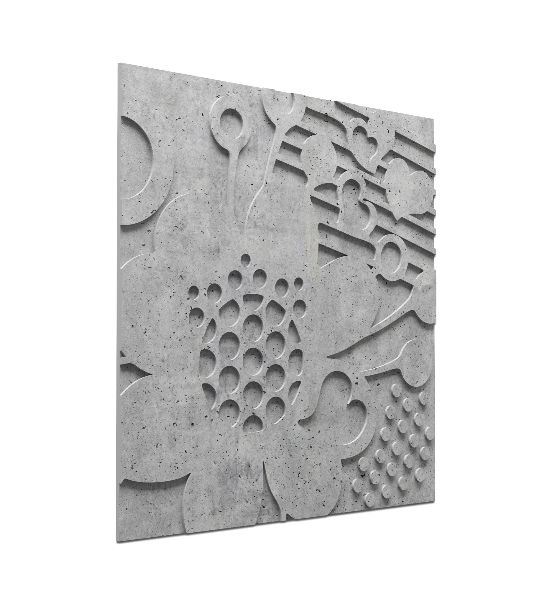 PANEL DEKORACYJNY FLORAL MODEL 01 71 X 71 CM OD PROGIP