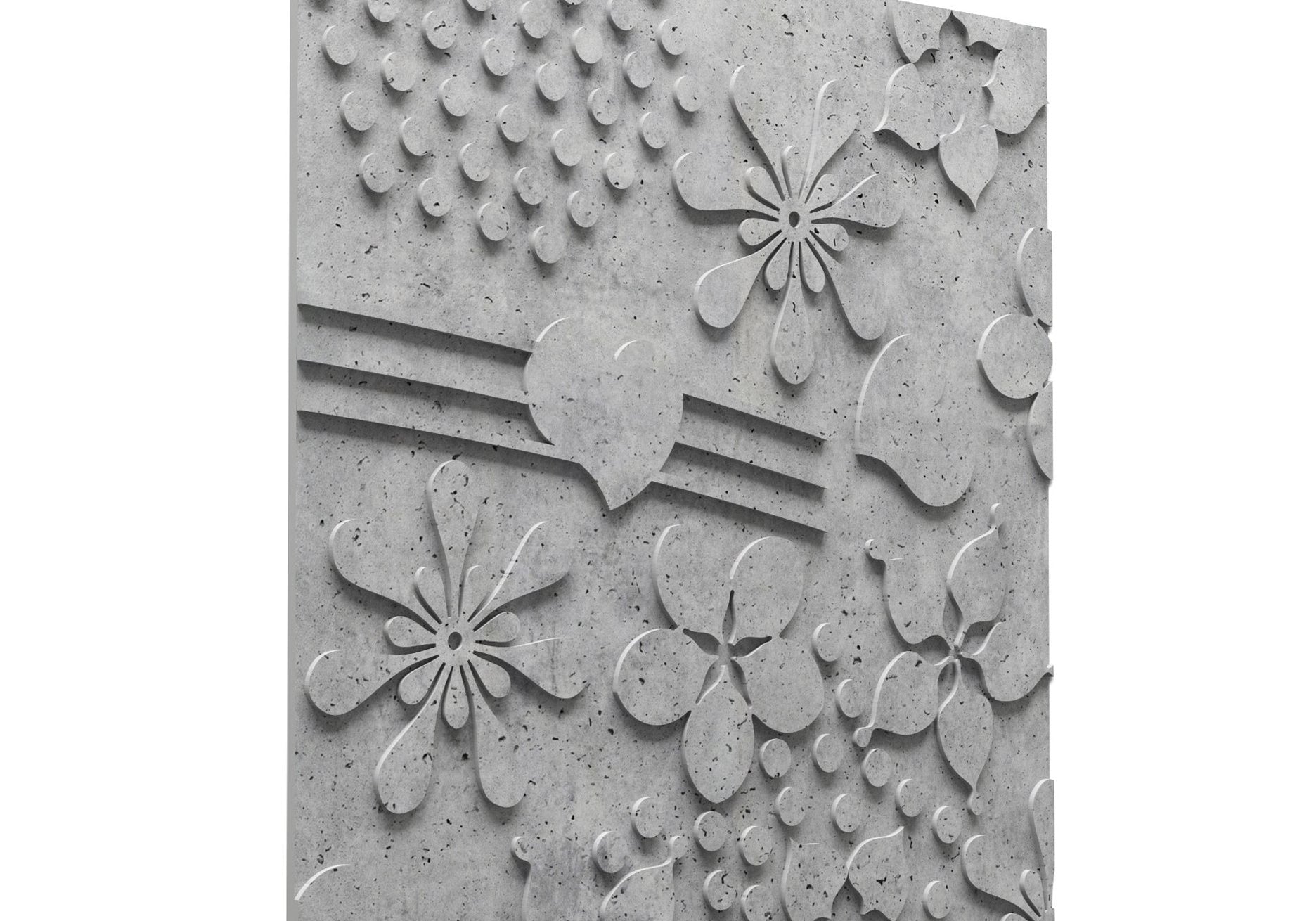 PANEL DEKORACYJNY FLORAL MODEL 15 71 X 71 CM OD PROGIP