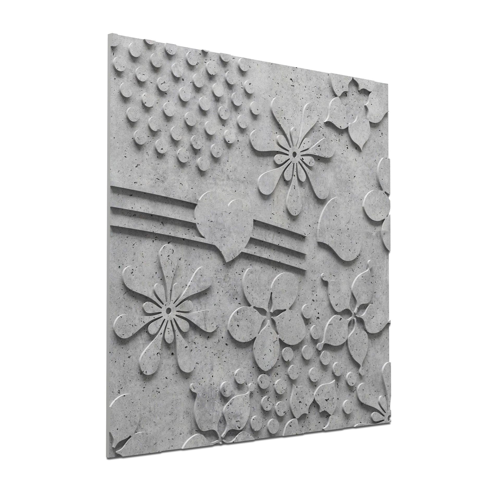 PANEL DEKORACYJNY FLORAL MODEL 15 71 X 71 CM OD PROGIP