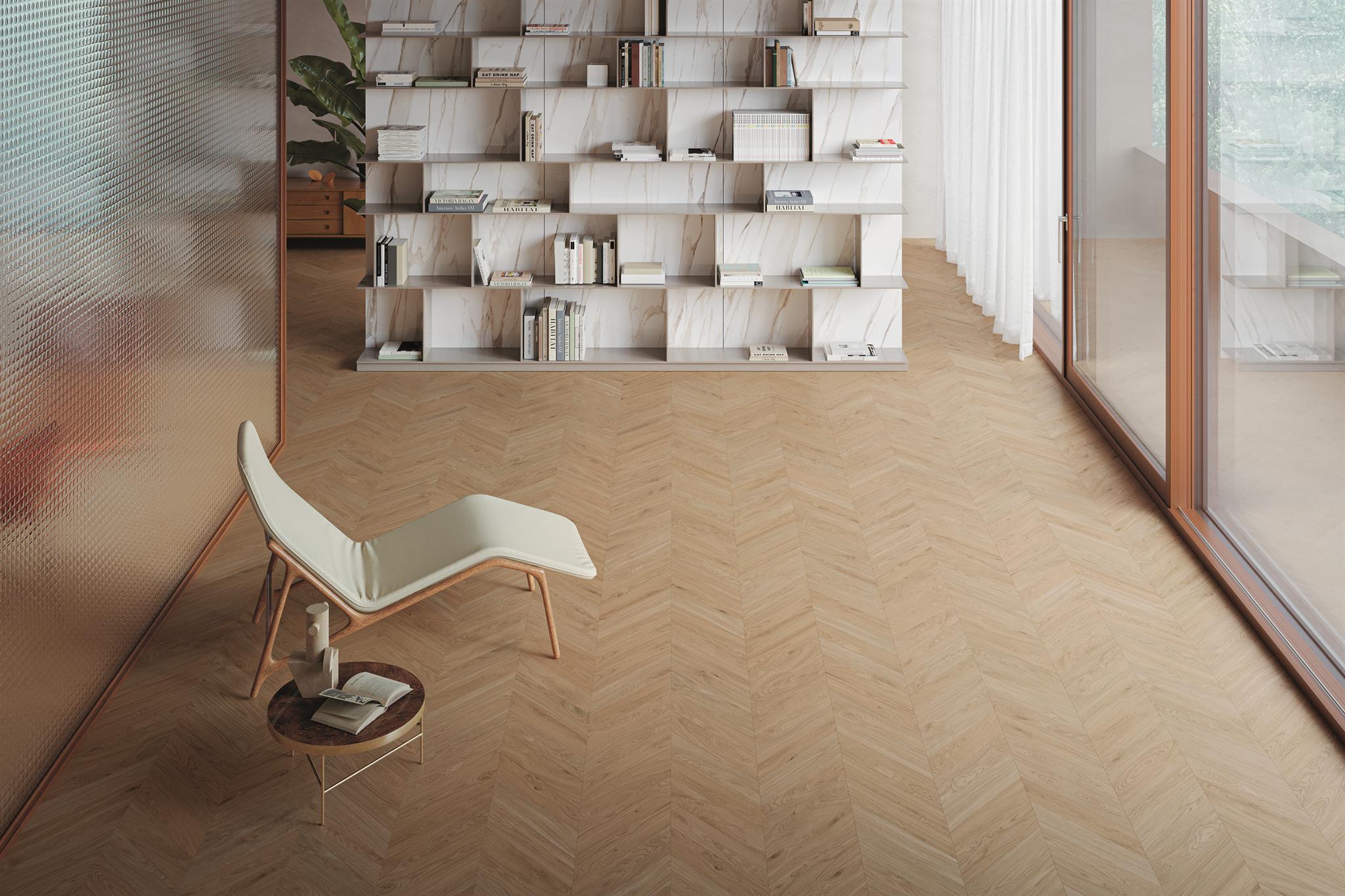 PŁYTKA CERAMICZNA MIELE CHEVRON 11 X 54 CM OD EMIL CERAMICA