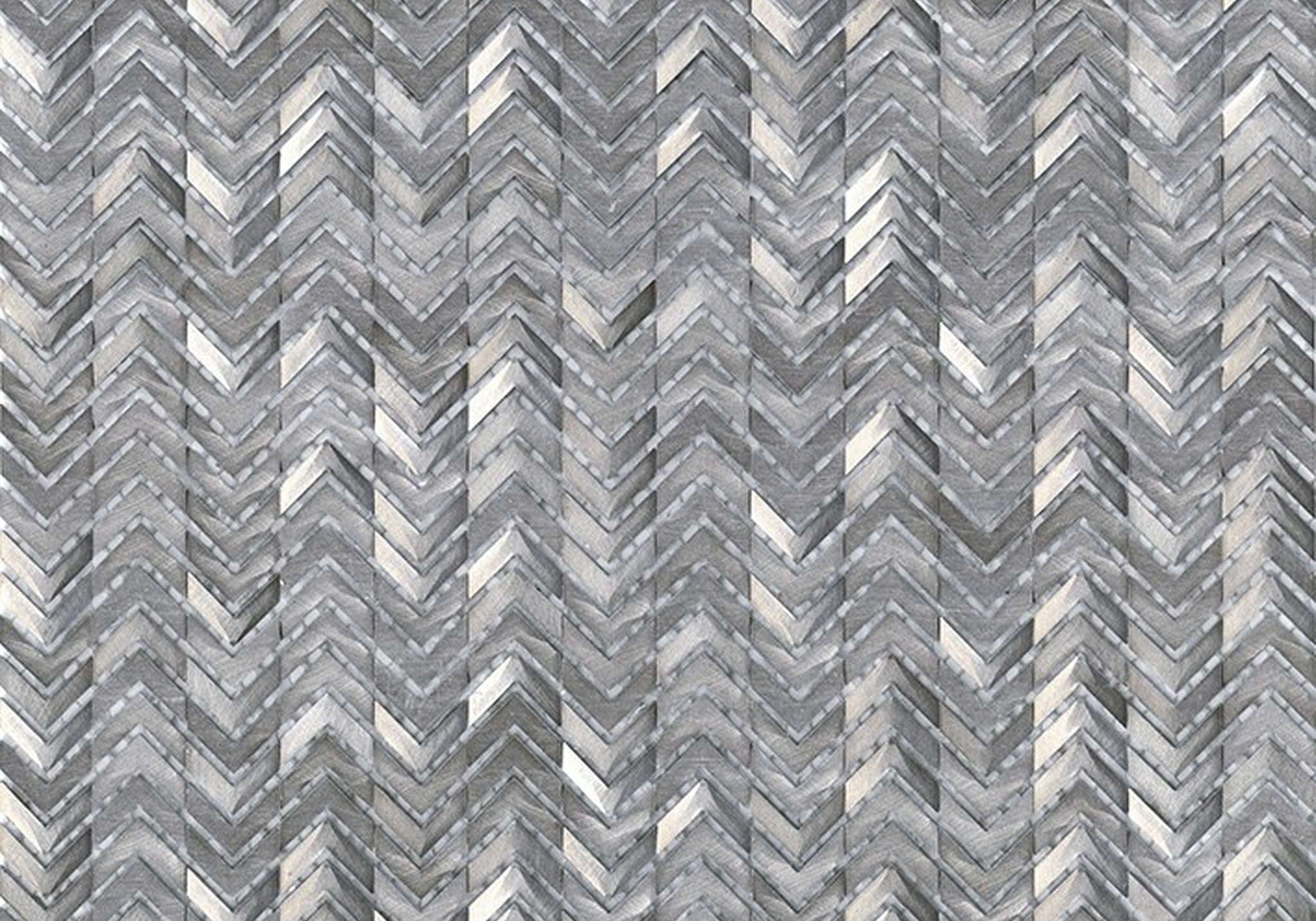 PŁYTKA MOZAIKA METALOWA GRAVITY ALUMINIUM ARROW METAL 30 x 29.8 CM OD L'ANTIC