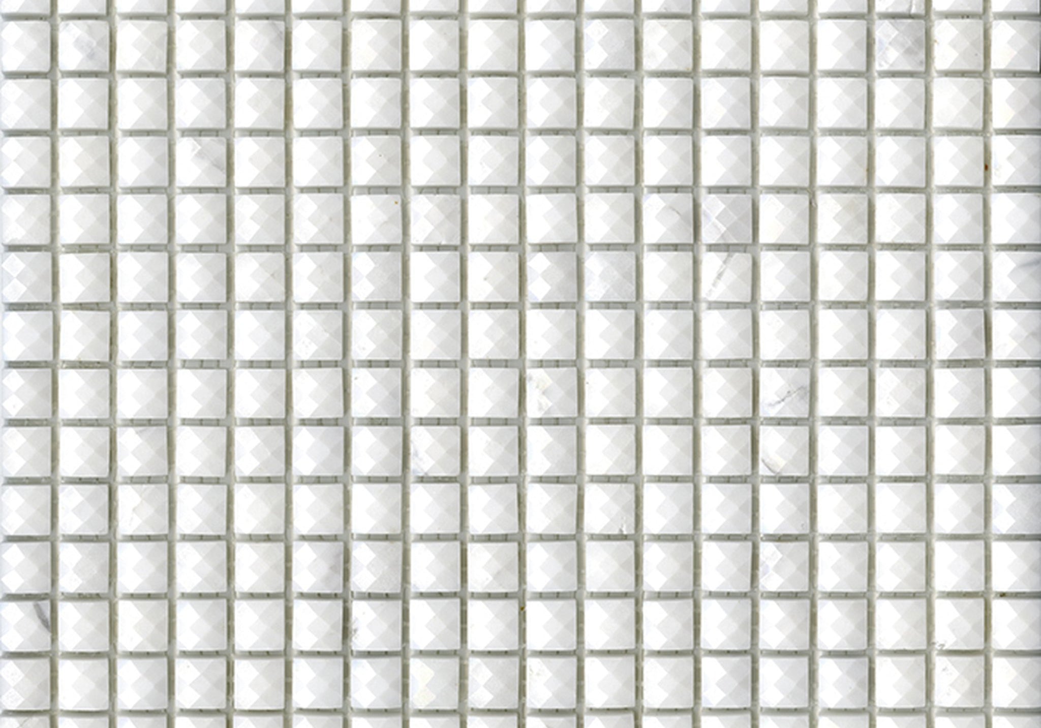PŁYTKA MOZAIKA KAMIENNA ESSENTIAL DIAMOND PERSIAN WHITE 30.5 x 30.5 CM OD L'ANTIC