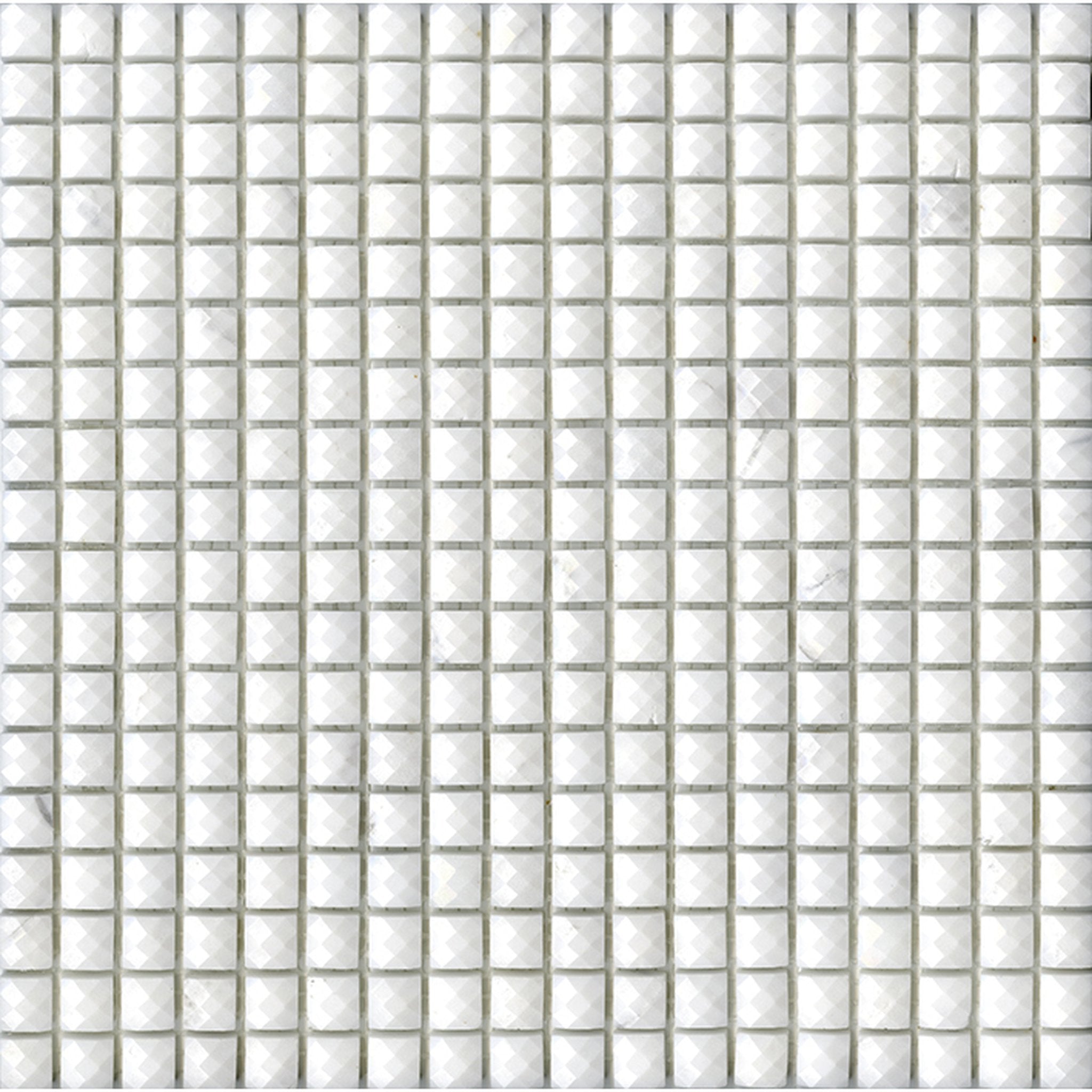 PŁYTKA MOZAIKA KAMIENNA ESSENTIAL DIAMOND PERSIAN WHITE 30.5 x 30.5 CM OD L'ANTIC